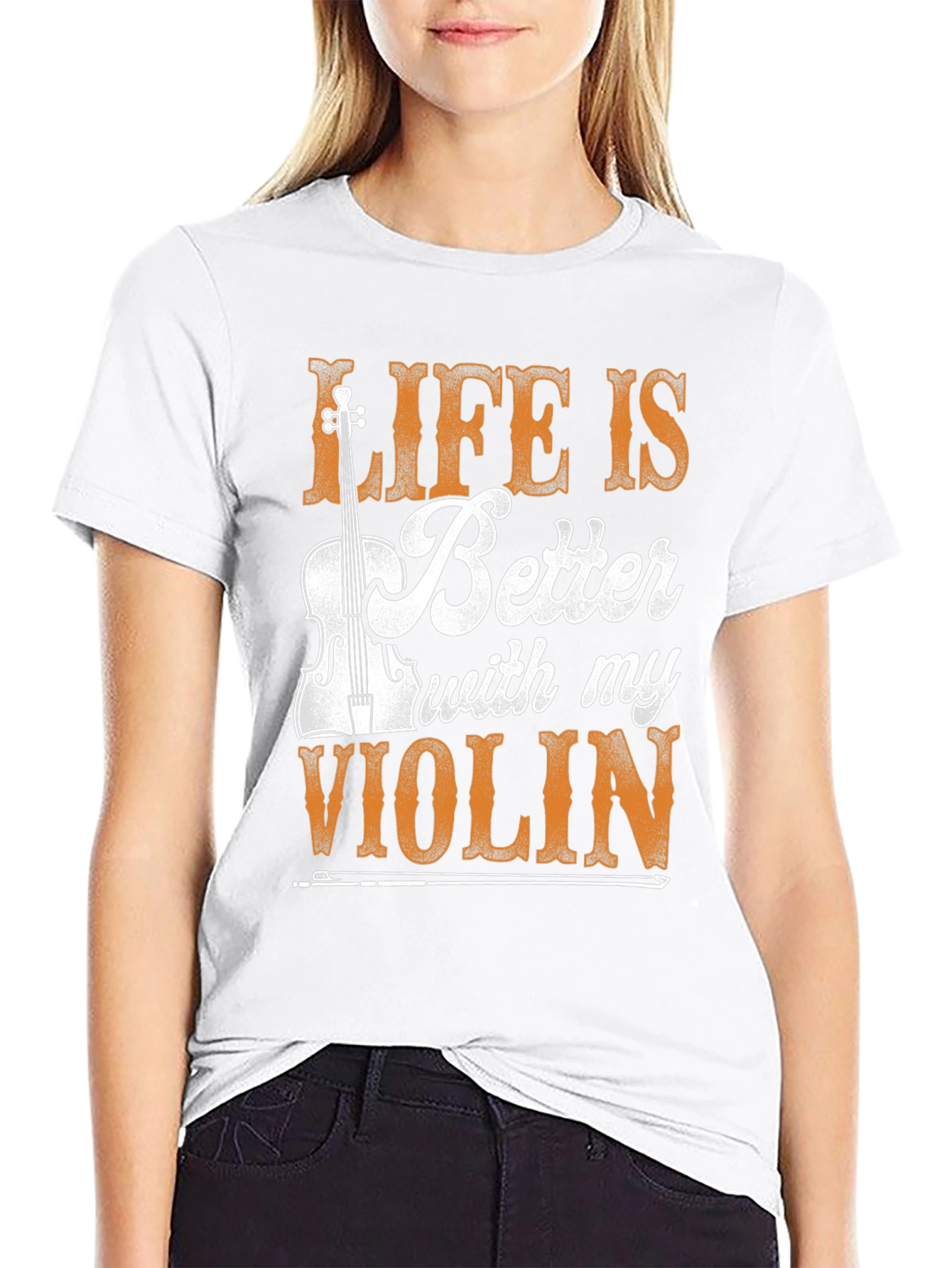 Life is Better with My Violin T-Shirt