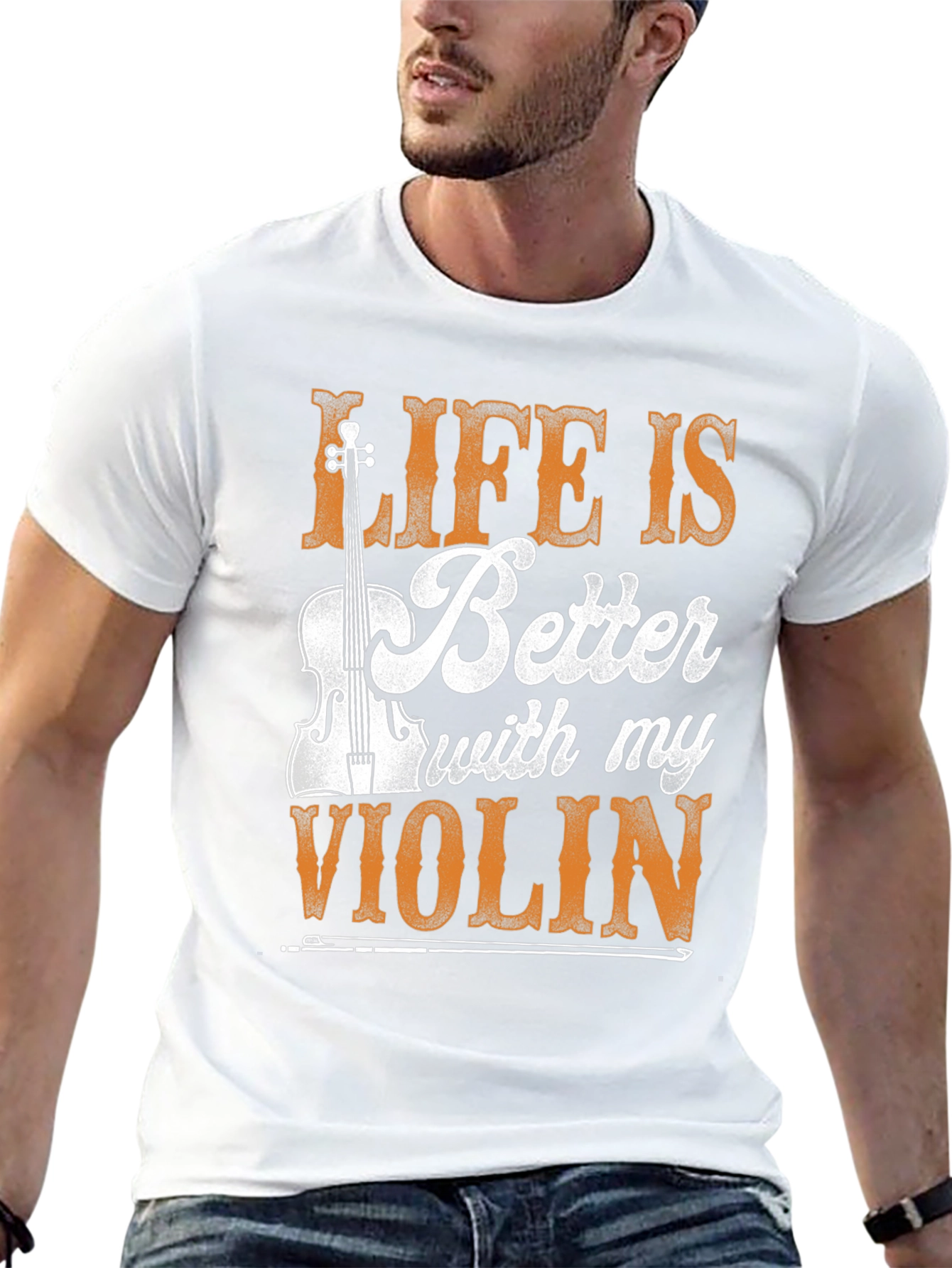 Life is Better with My Violin T-Shirt