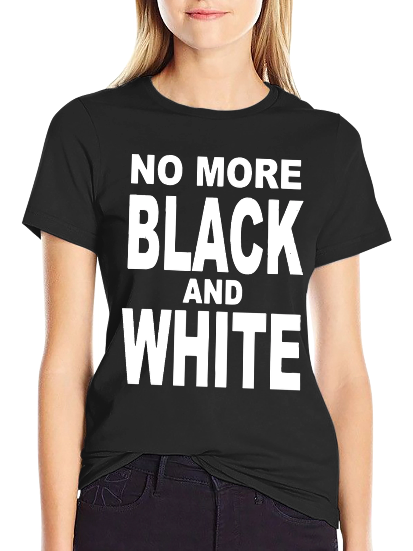 No More Black and White Graphic Tee