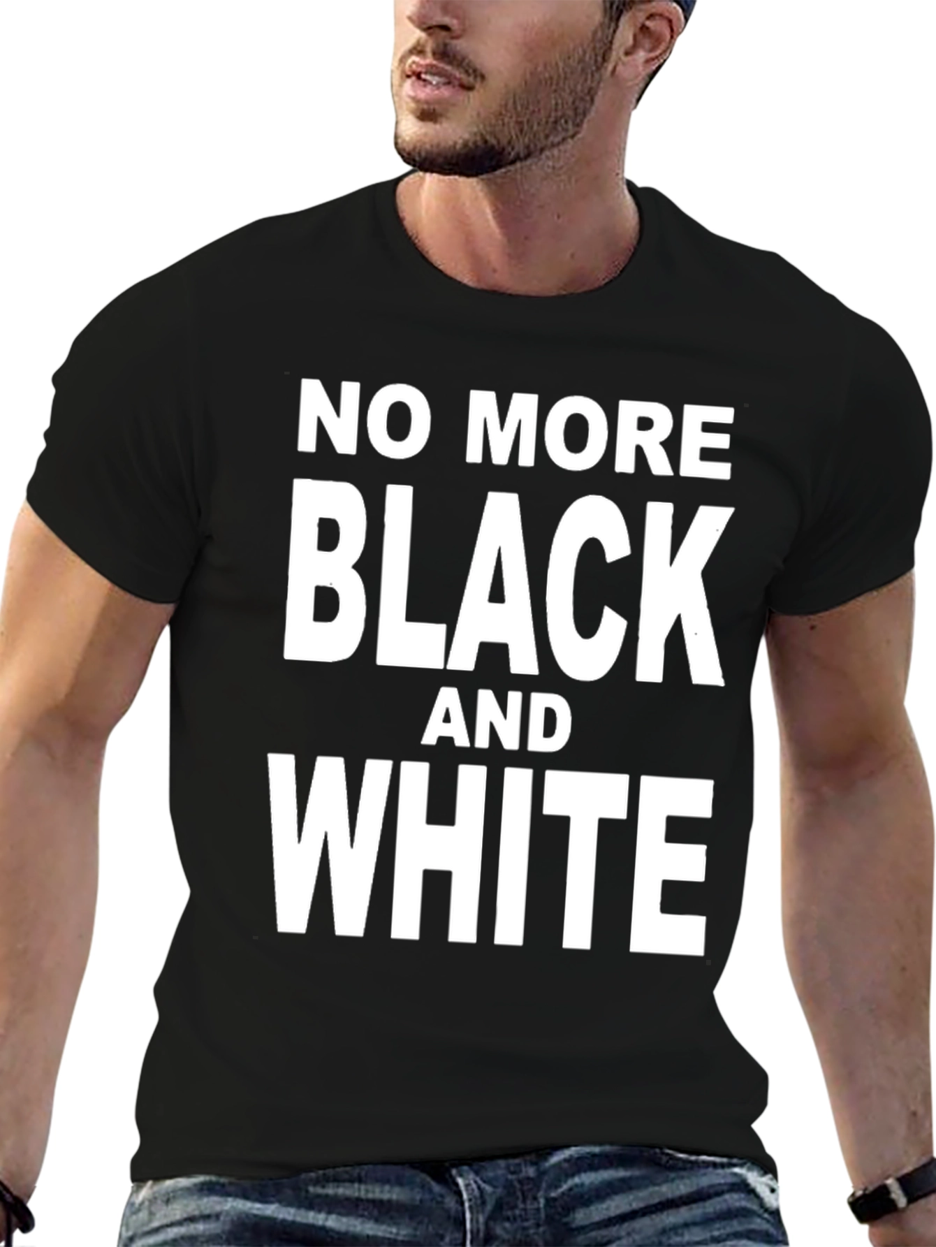 No More Black and White Graphic Tee