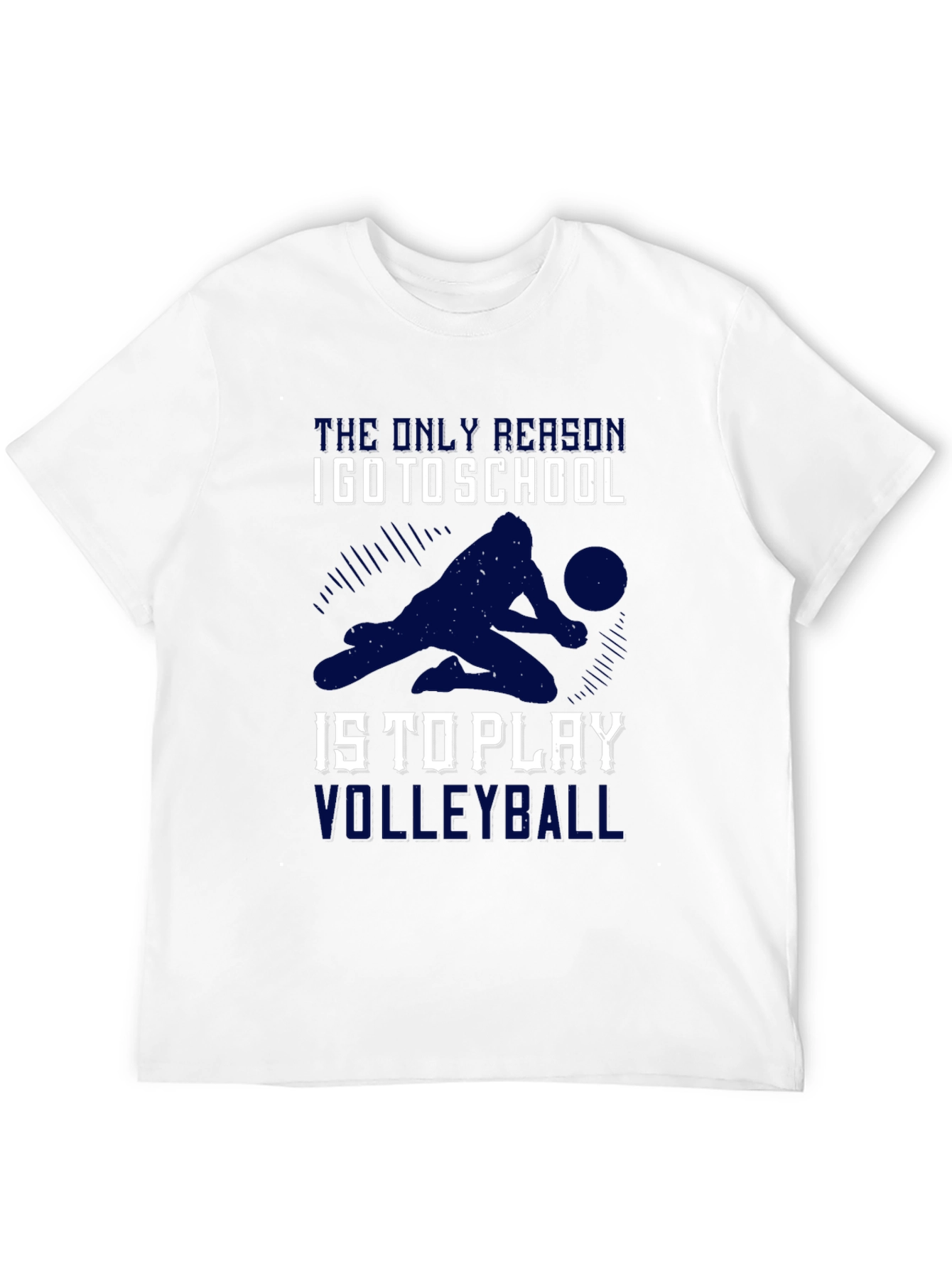 Volleyball Lover T-Shirt - School is for Volleyball!