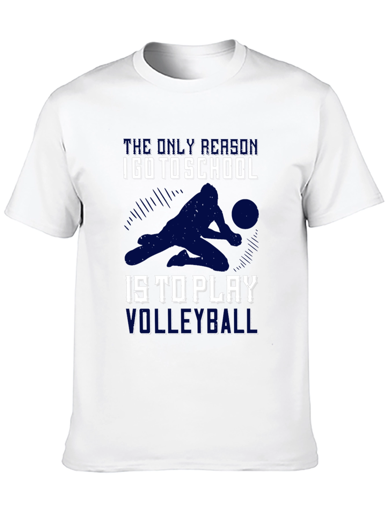 Volleyball Lover T-Shirt - School is for Volleyball!