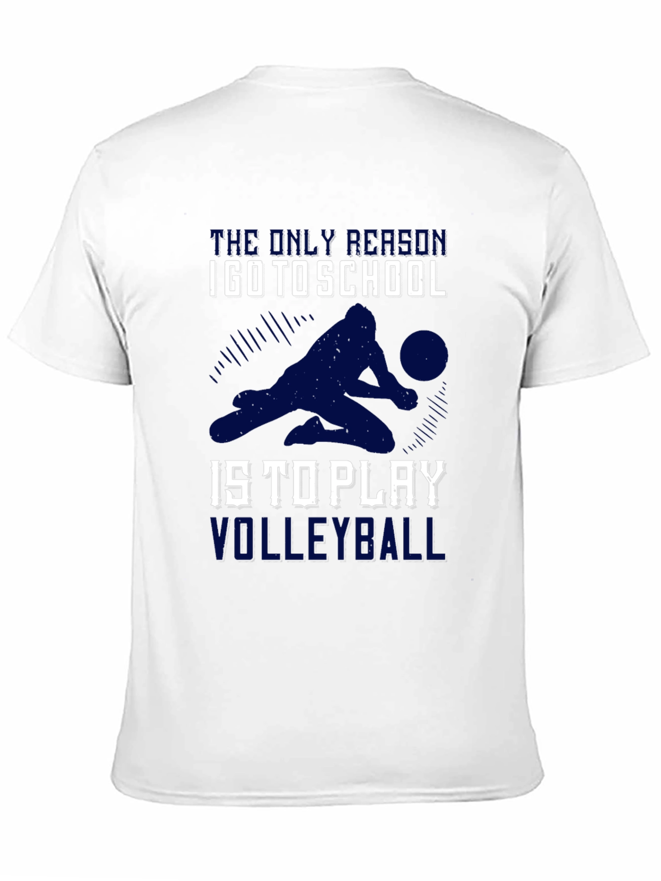 Volleyball Lover T-Shirt - School is for Volleyball!