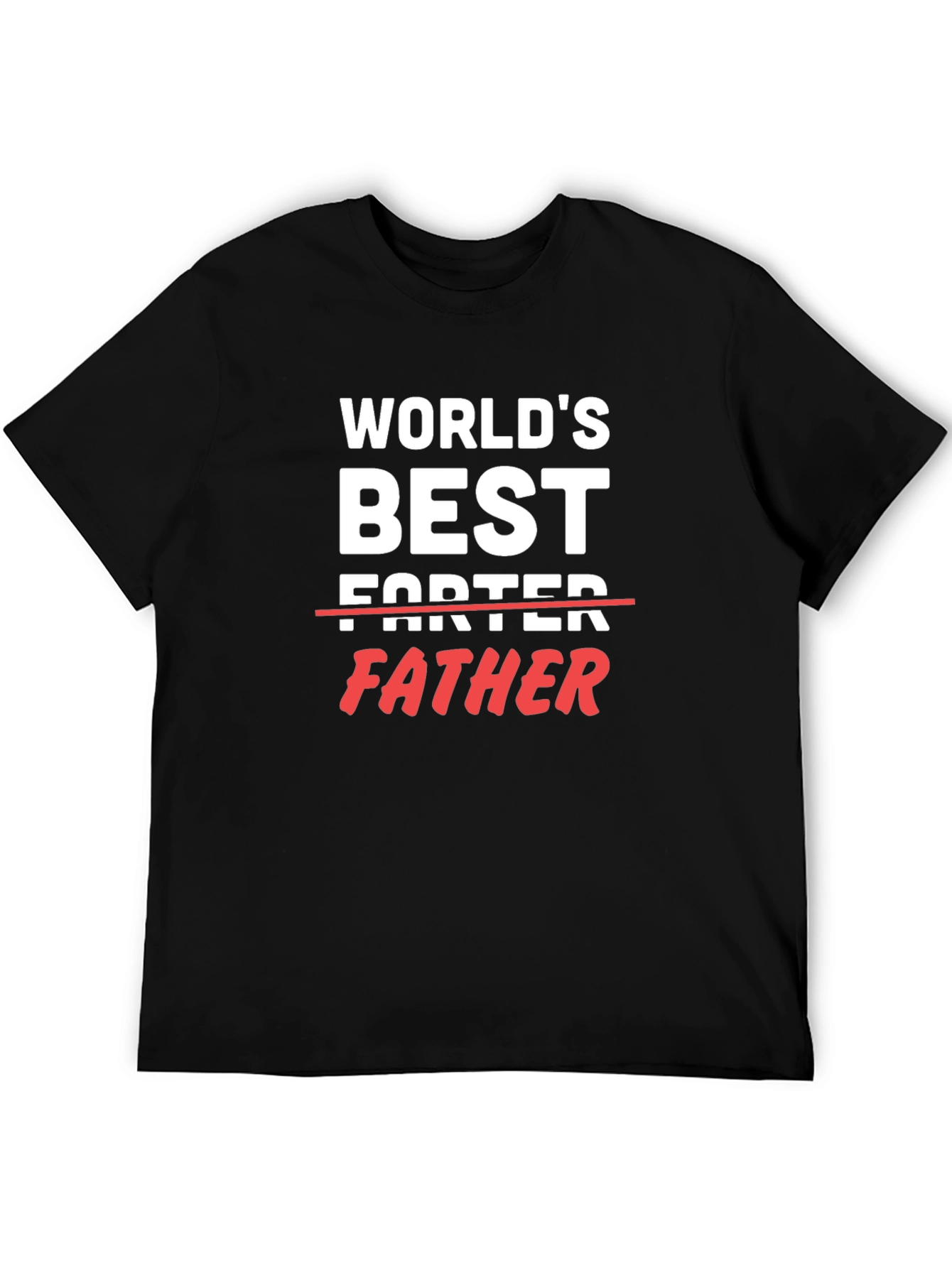 Worlds Best Father T-Shirt Funny Dad Tee