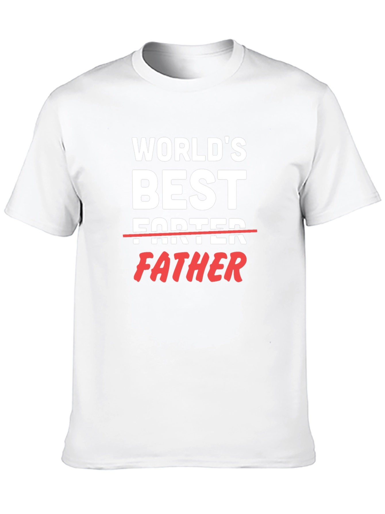 Worlds Best Father T-Shirt Funny Dad Tee