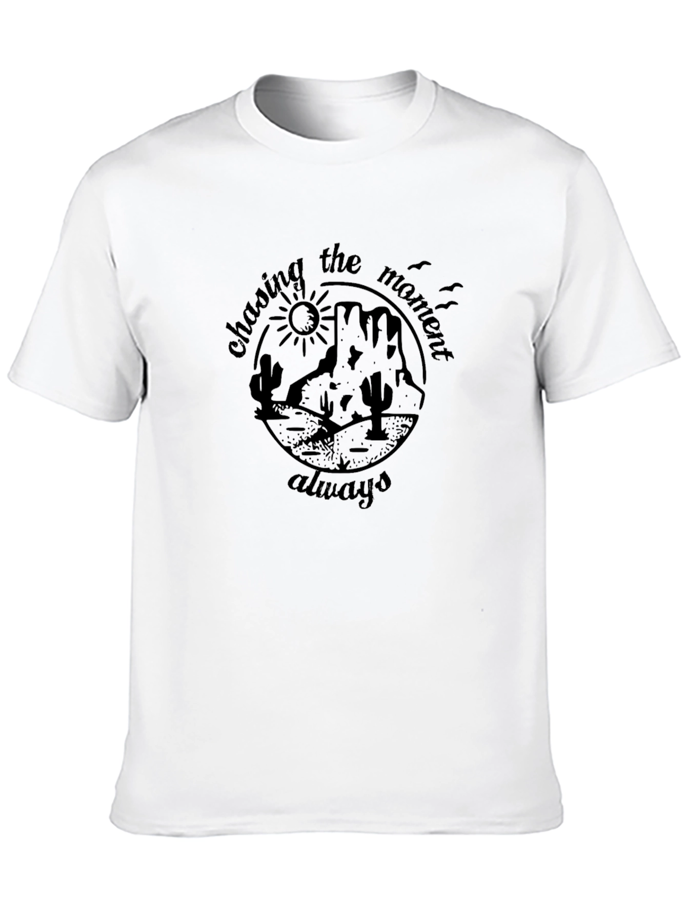 Chasing the Moment Graphic Tee - Desert Scene T-Shirt