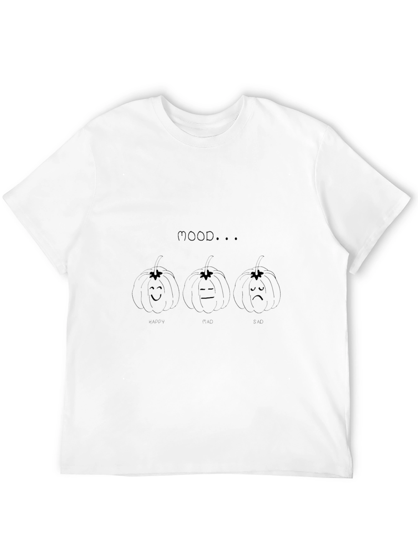 Mood Pumpkin Halloween T-Shirt