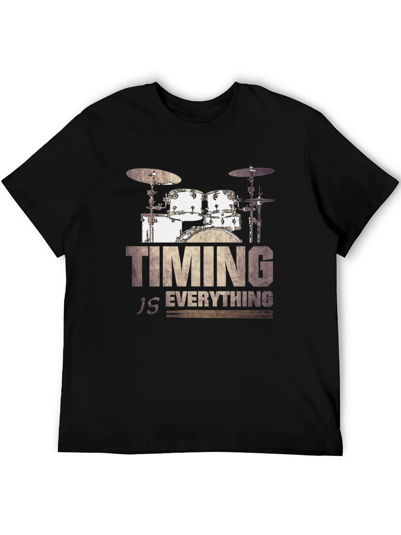 Timing Is Everything Drum Set T-Shirt