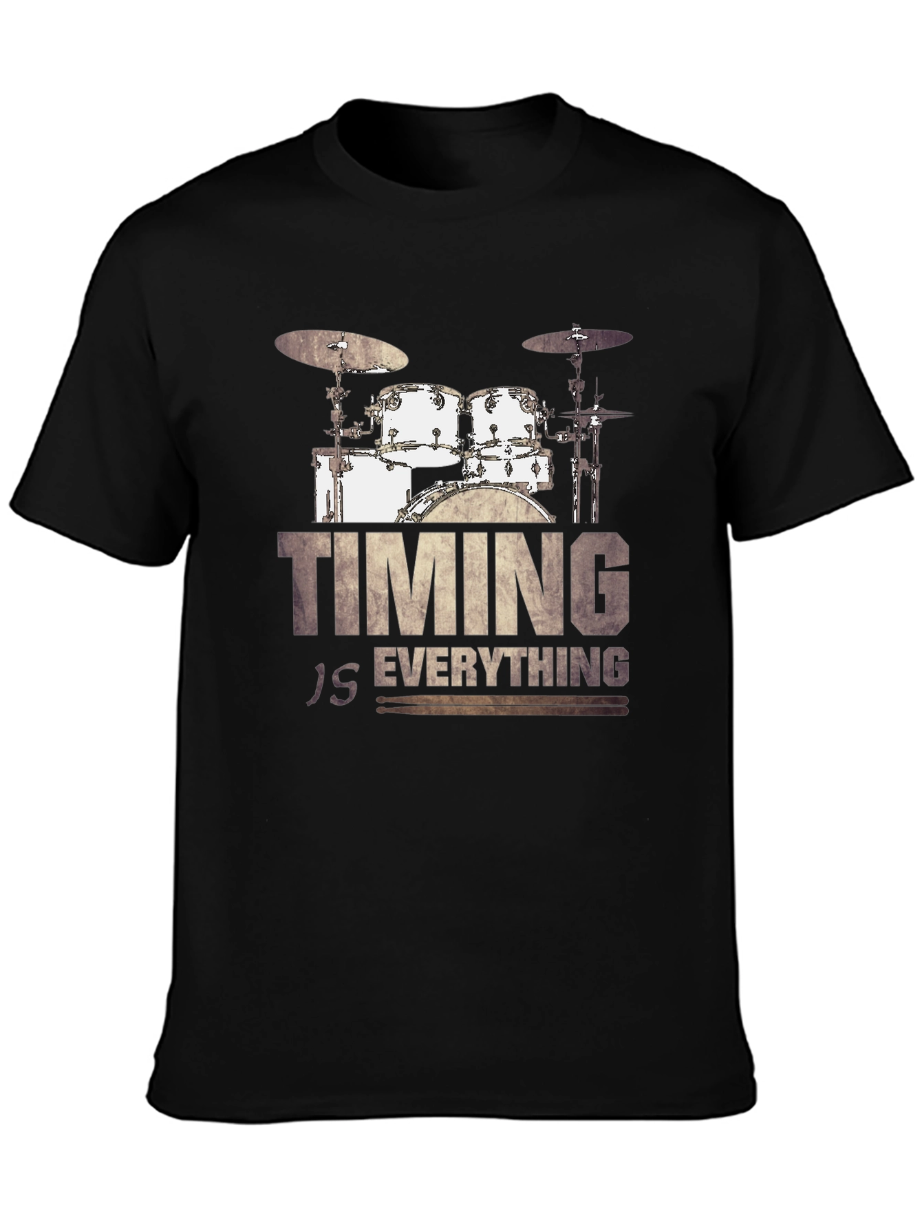 Timing Is Everything Drum Set T-Shirt