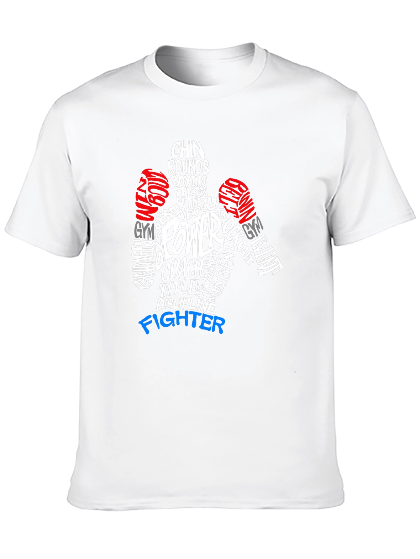 Boxing Word Art Graphic T-Shirt
