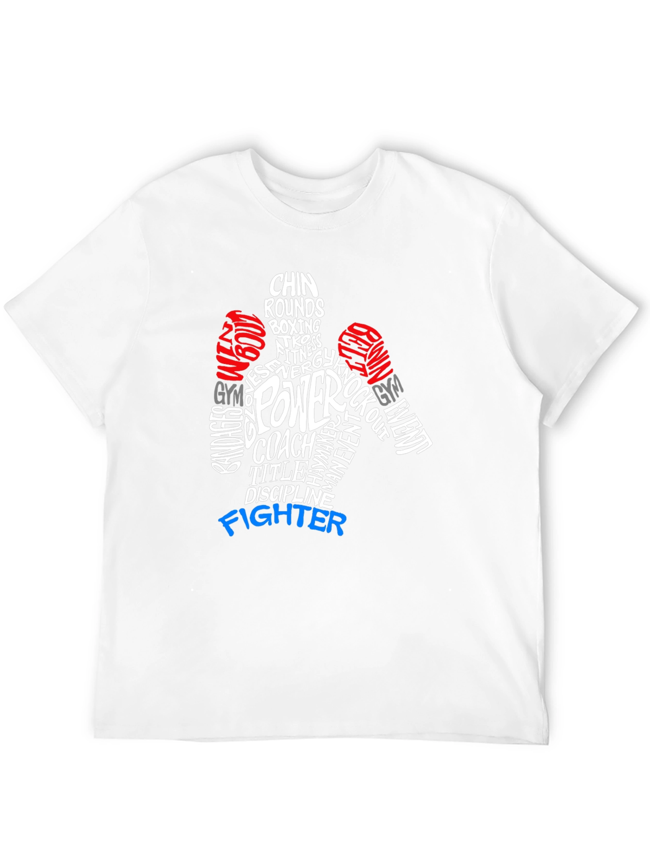 Boxing Word Art Graphic T-Shirt