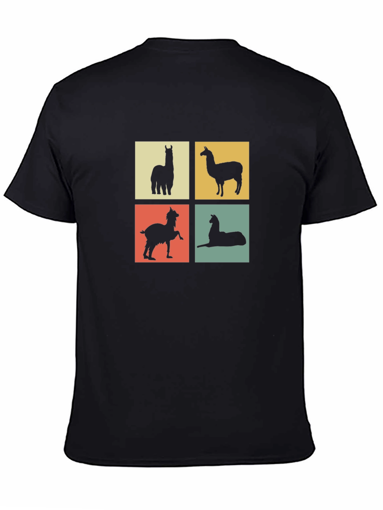 Llama Silhouette T-Shirt - Quirky Animal Tee