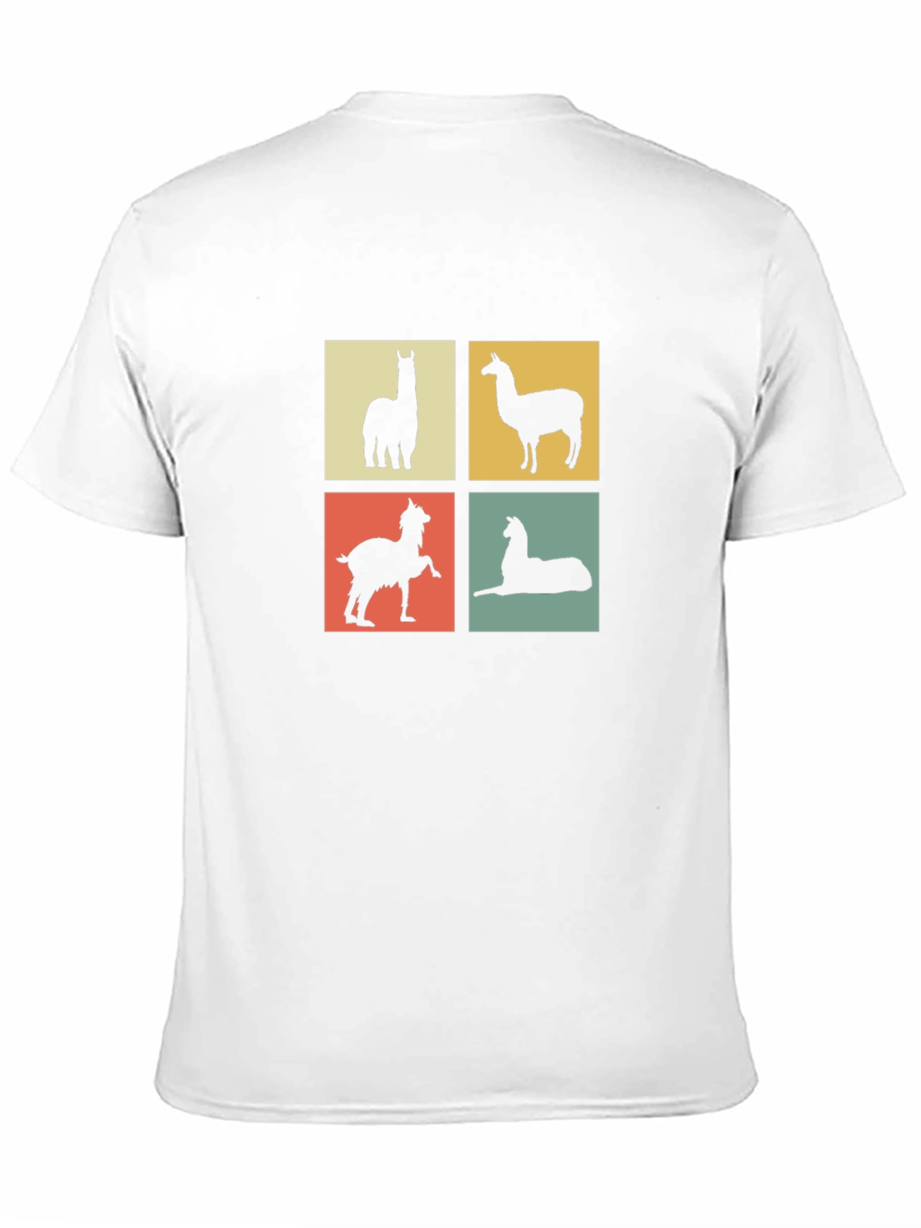 Llama Silhouette T-Shirt - Quirky Animal Tee