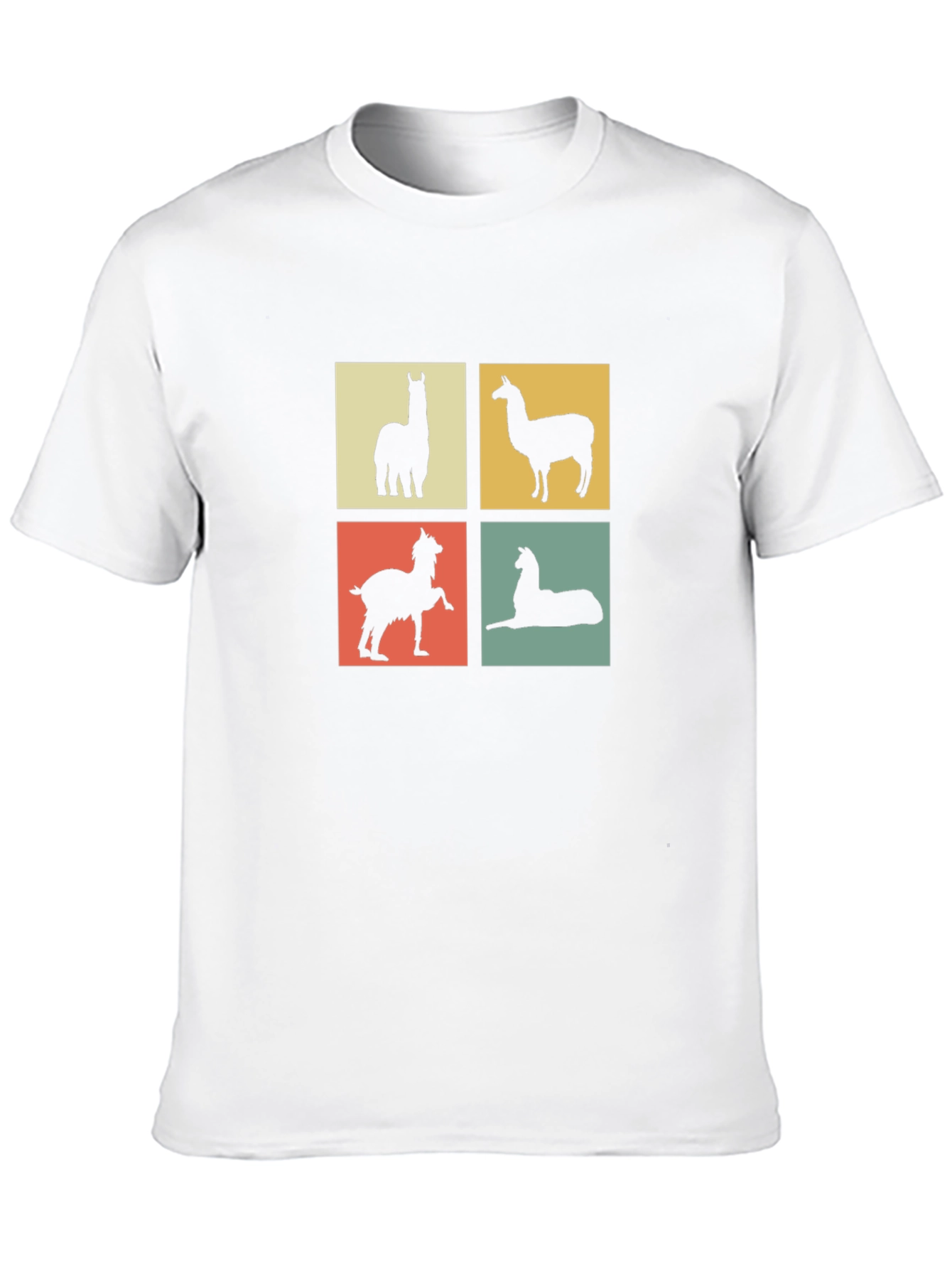 Llama Silhouette T-Shirt - Quirky Animal Tee