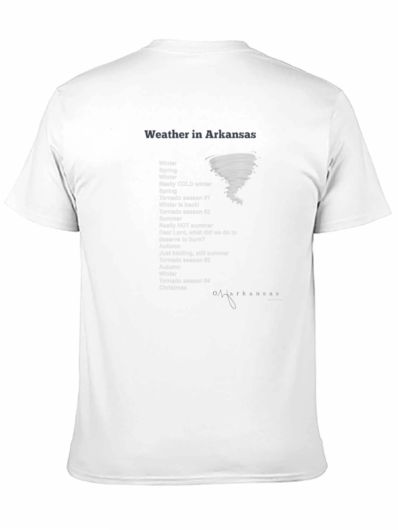 Arkansas Weather Funny T-Shirt