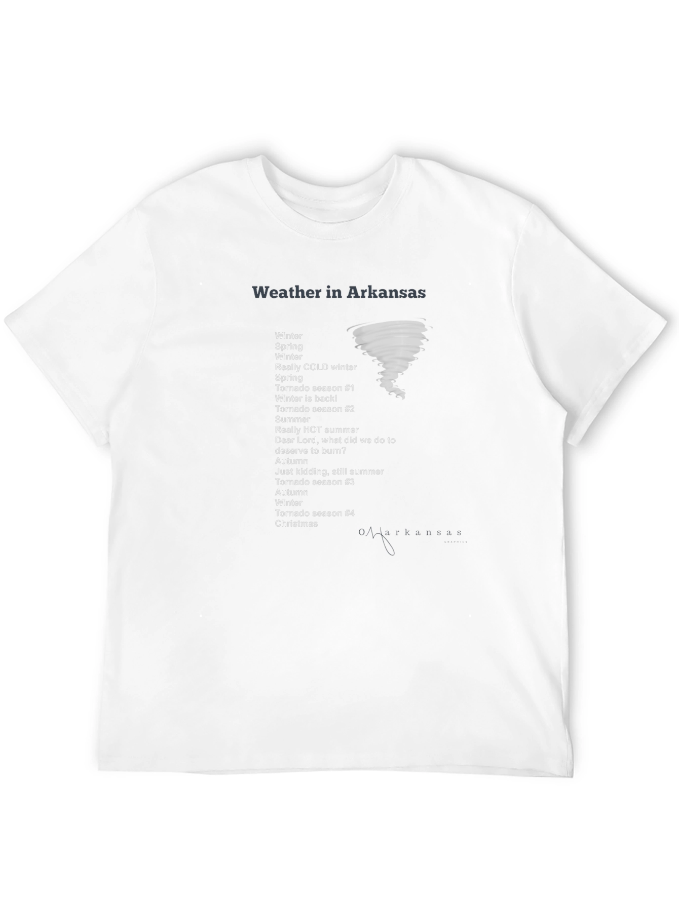 Arkansas Weather Funny T-Shirt