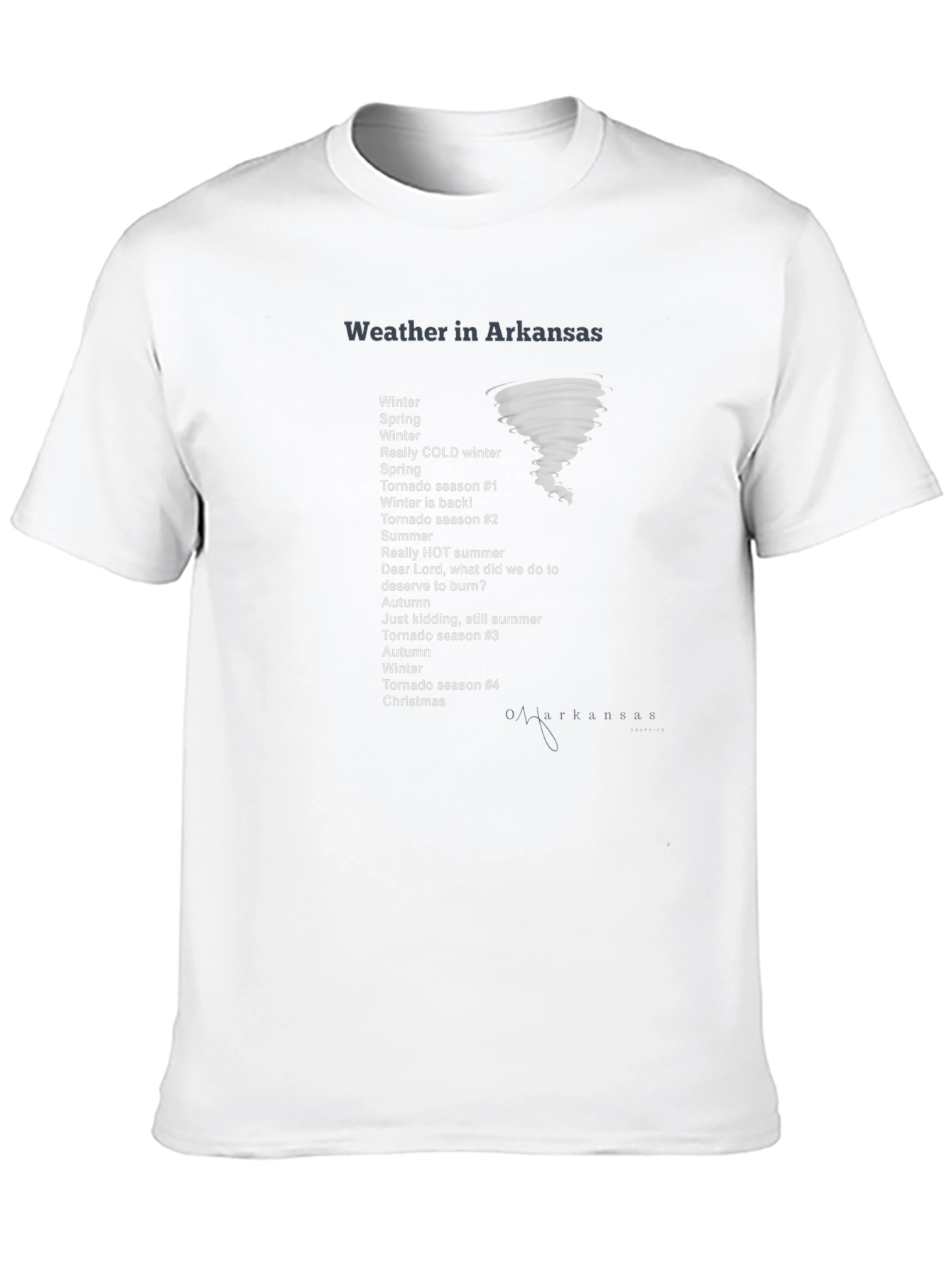 Arkansas Weather Funny T-Shirt