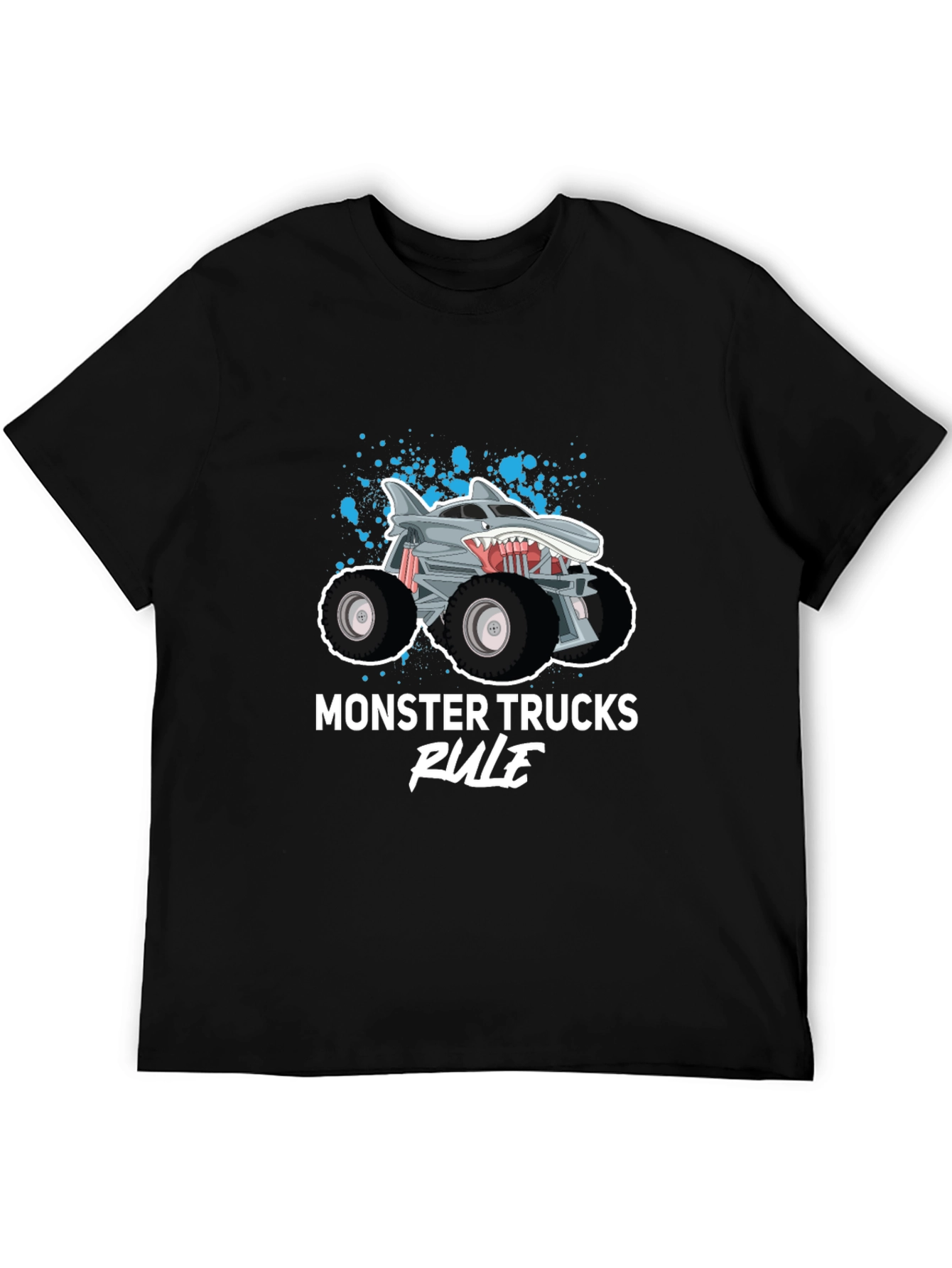 Monster Truck Rule Black T-Shirt