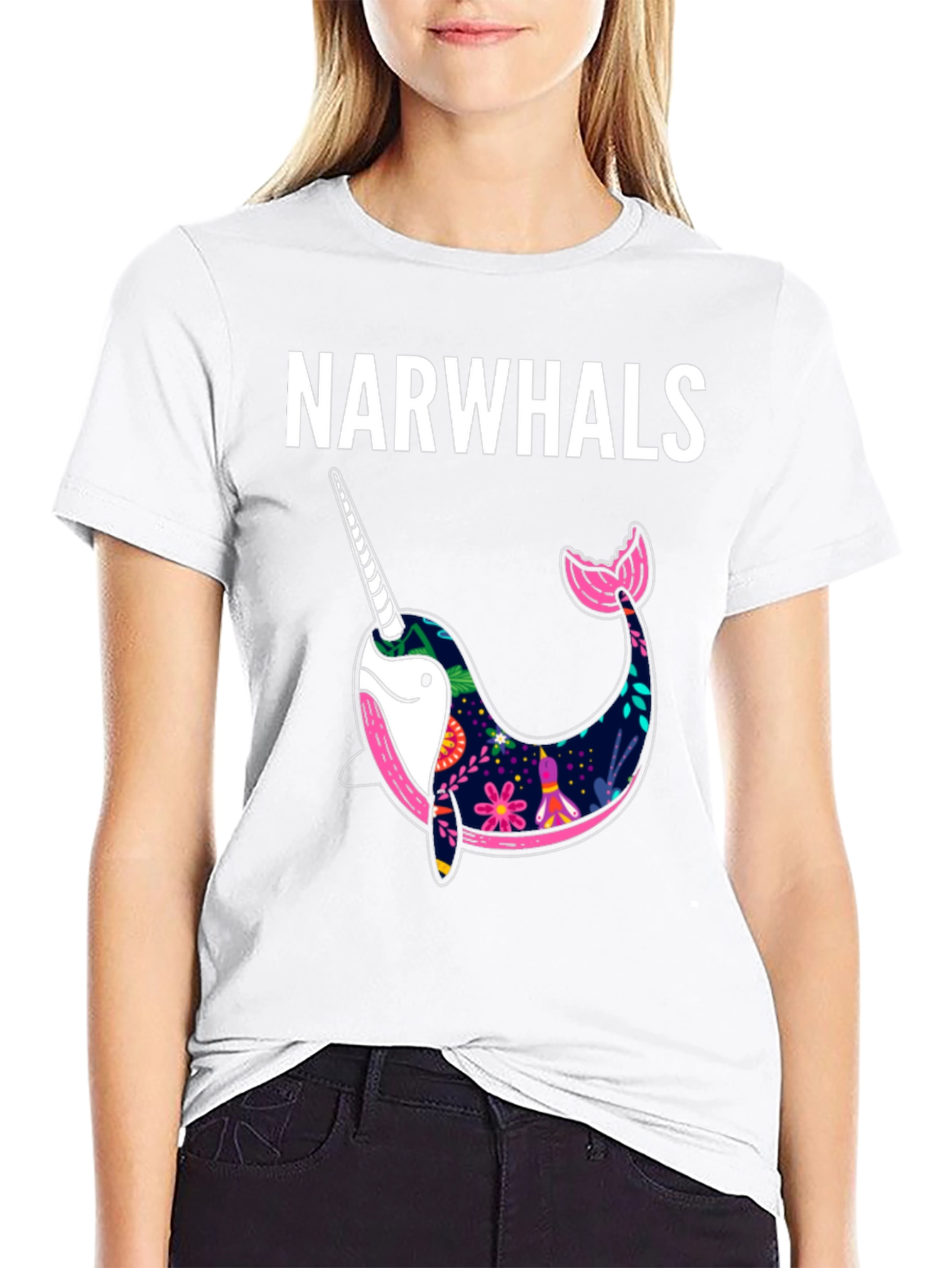 Narwhal Graphic Tee - Unique & Stylish