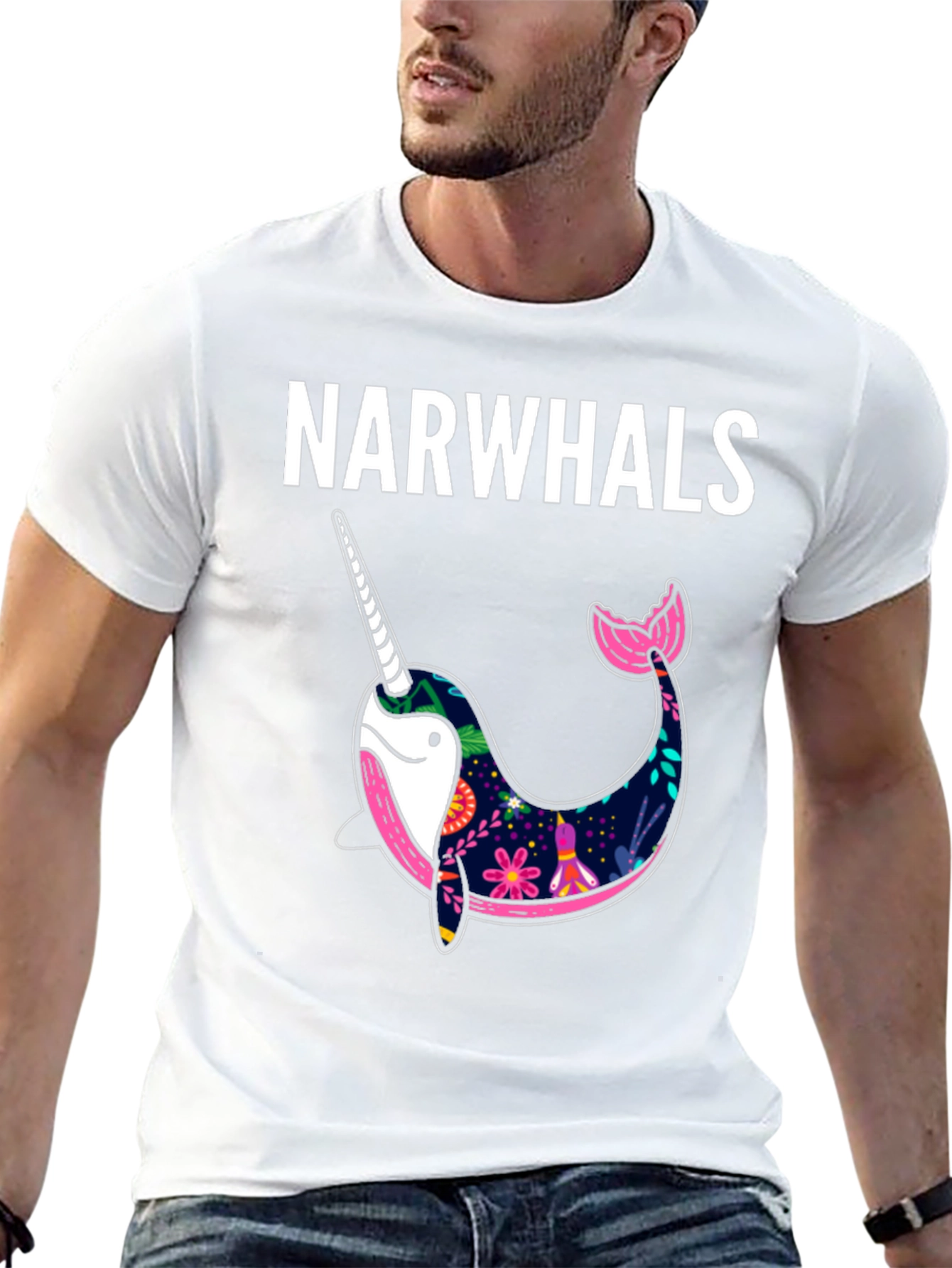 Narwhal Graphic Tee - Unique & Stylish