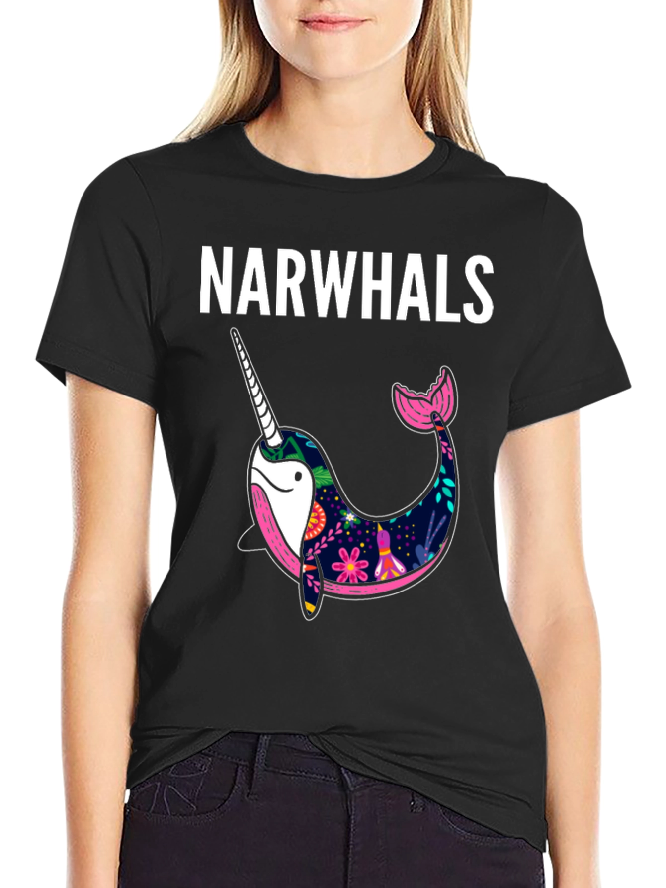Narwhal Graphic Tee - Unique & Stylish