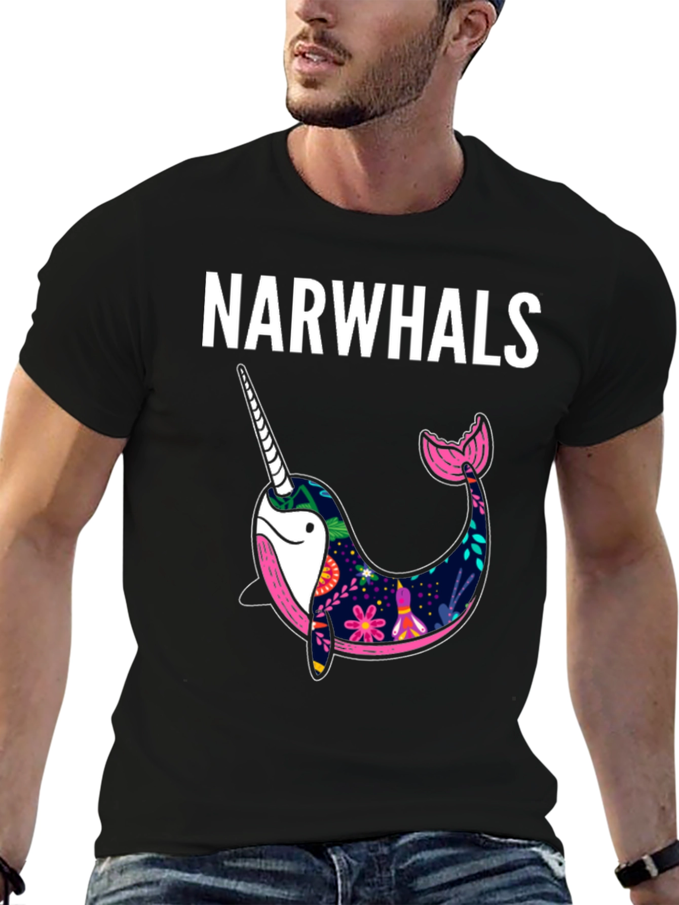 Narwhal Graphic Tee - Unique & Stylish