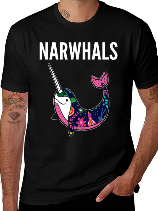 Narwhal Graphic Tee - Unique & Stylish
