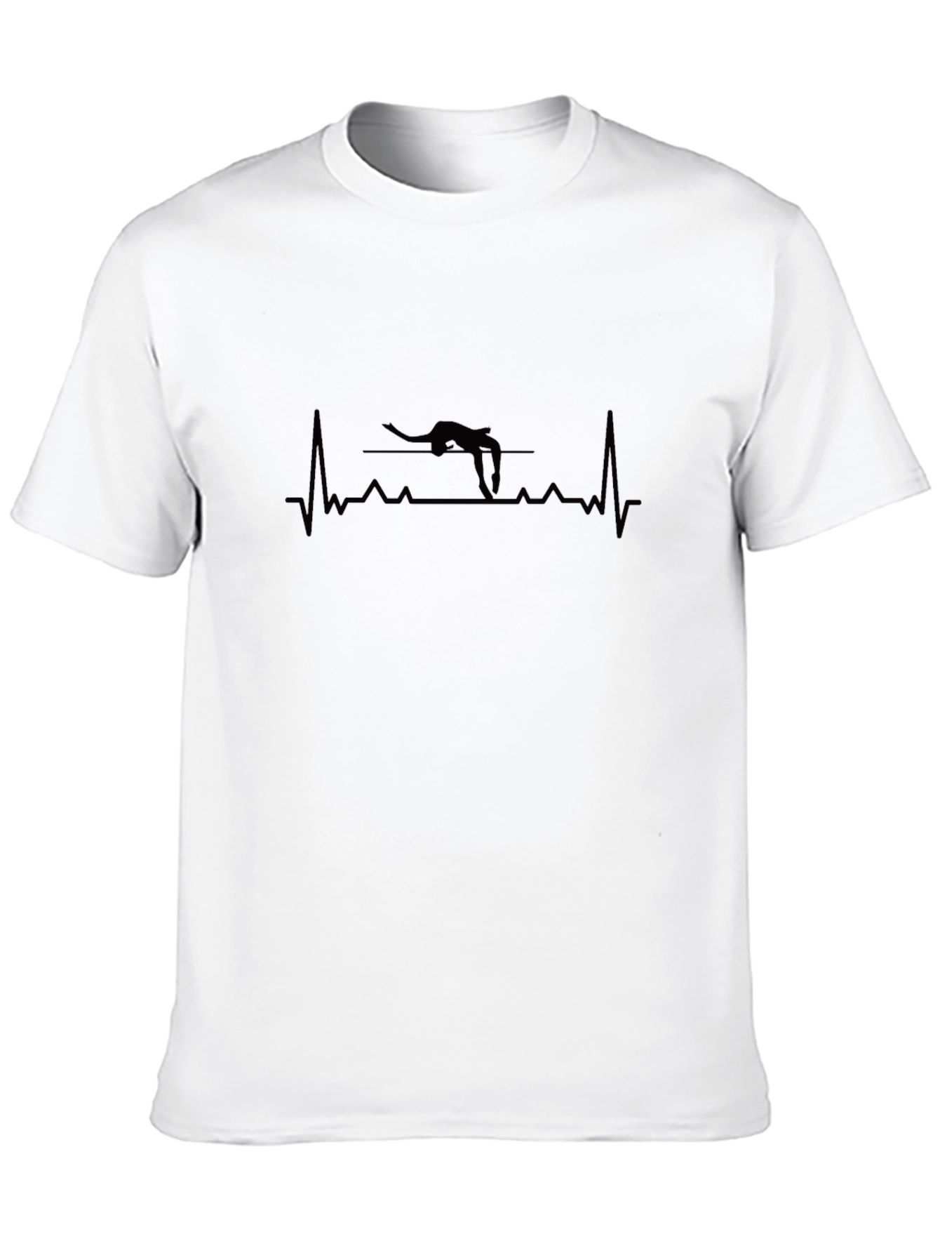High Jump Heartbeat T-Shirt - Athletic Style