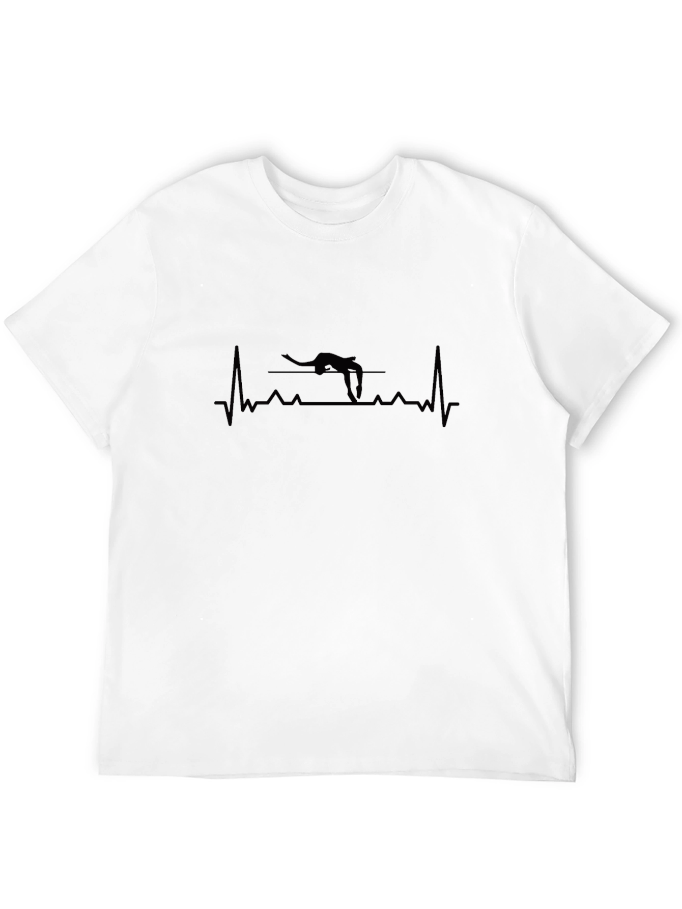 High Jump Heartbeat T-Shirt - Athletic Style