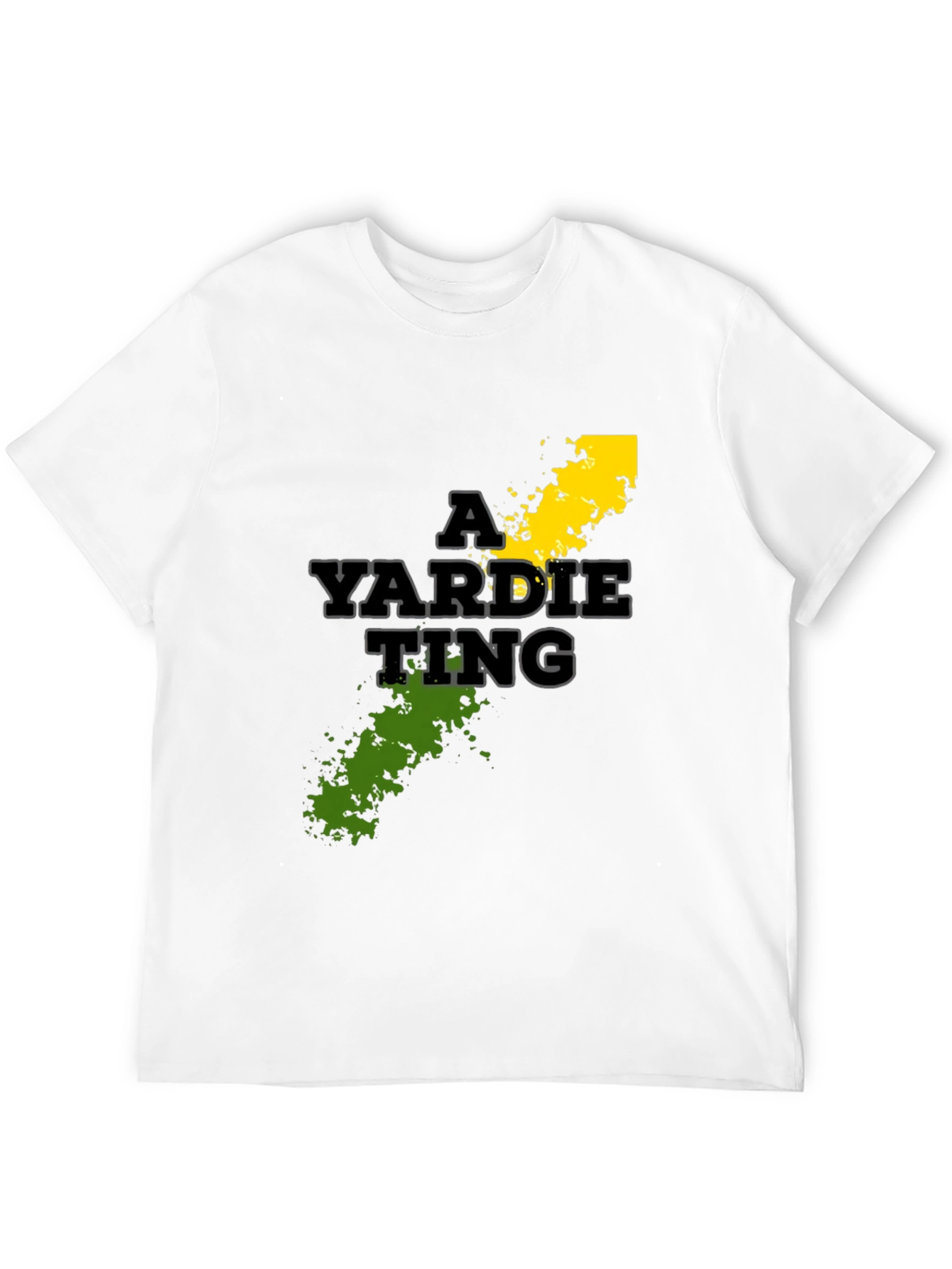 A Yardie Ting T-Shirt - Black Graphic Tee