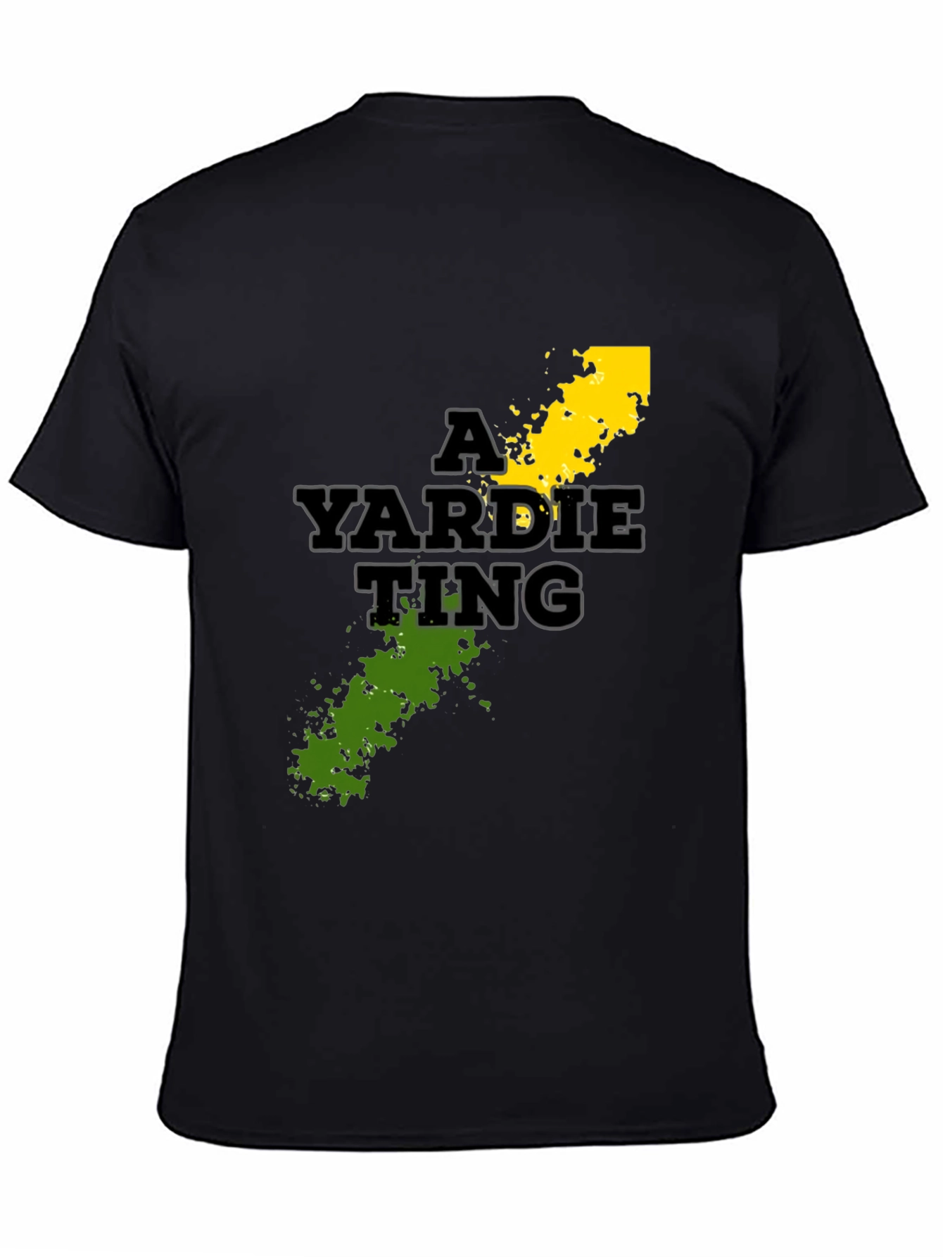 A Yardie Ting T-Shirt - Black Graphic Tee