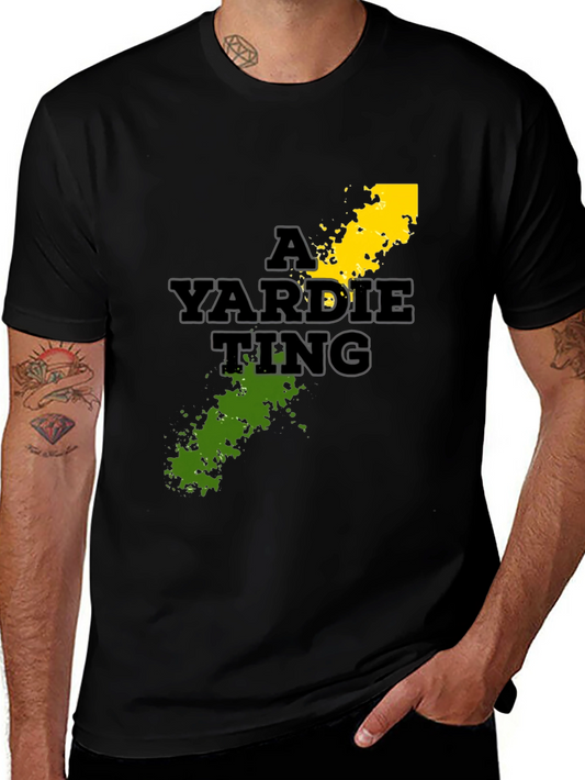 A Yardie Ting T-Shirt - Black Graphic Tee
