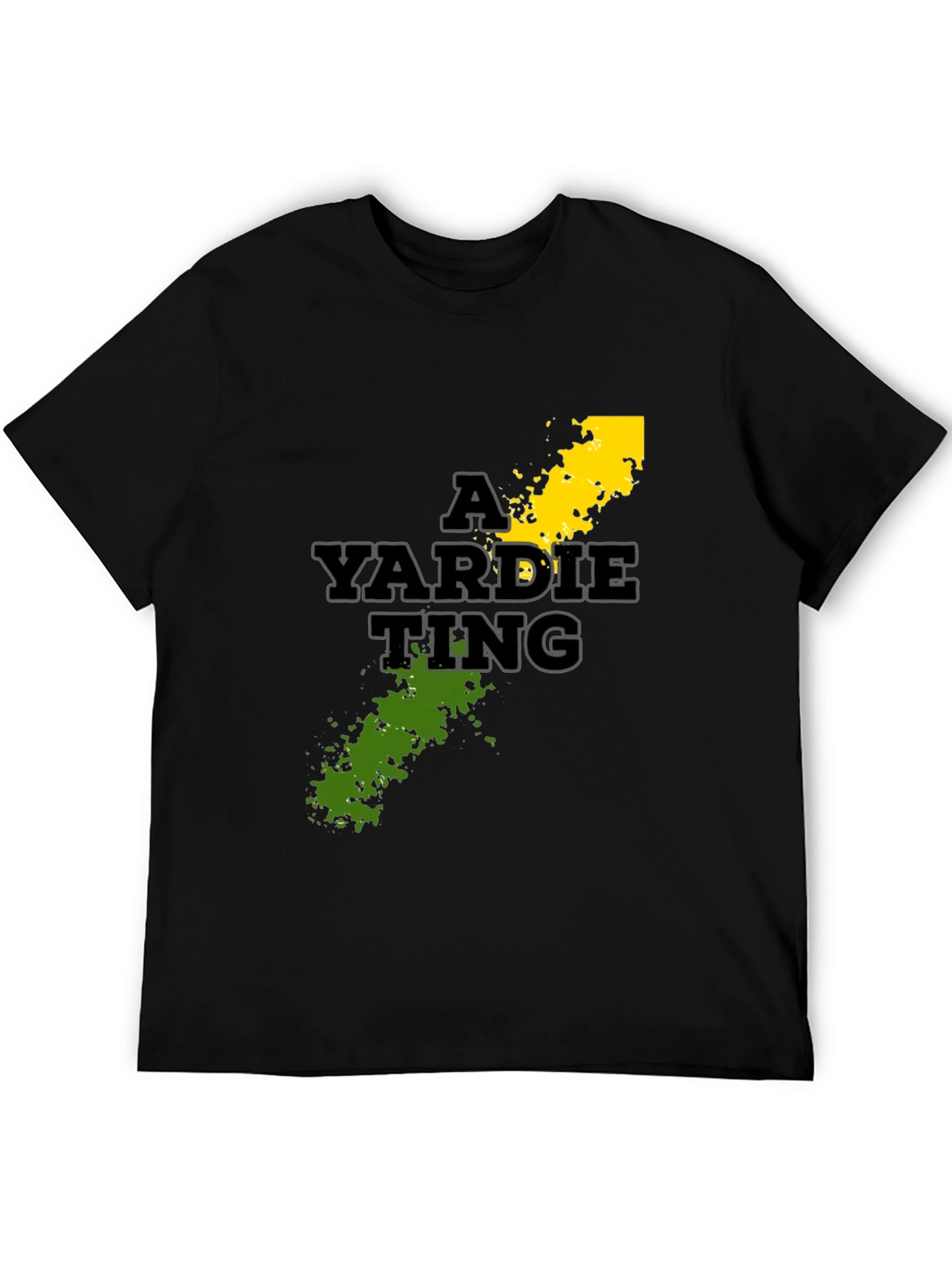 A Yardie Ting T-Shirt - Black Graphic Tee