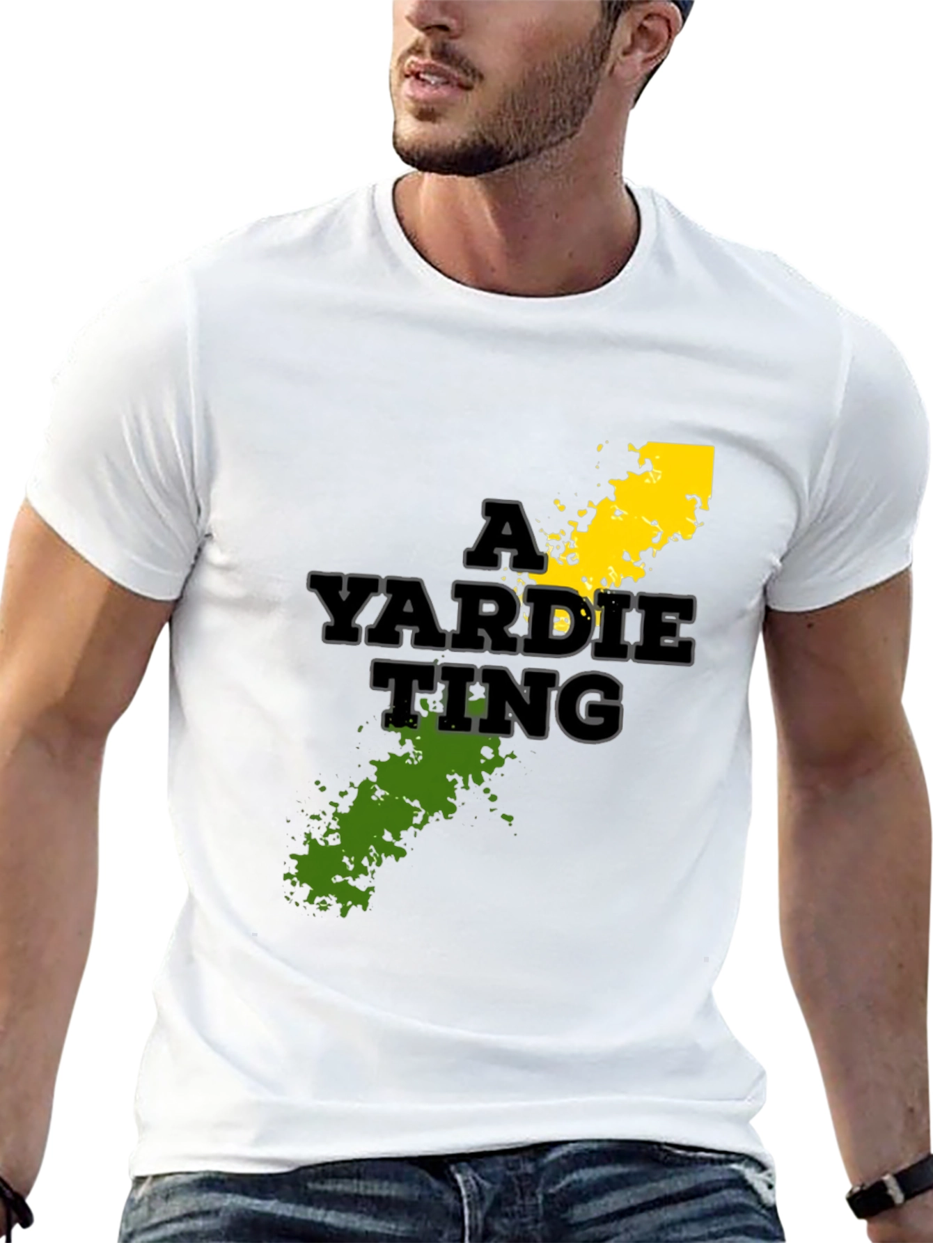 A Yardie Ting T-Shirt - Black Graphic Tee