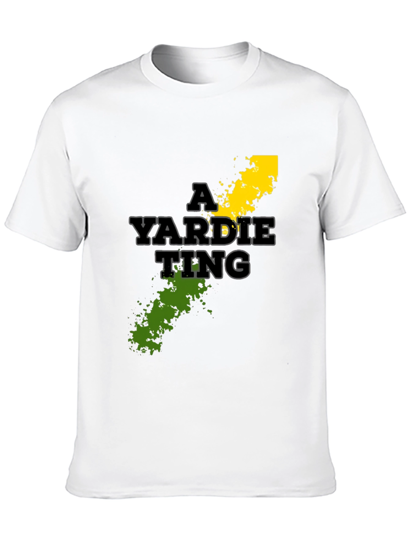 A Yardie Ting T-Shirt - Black Graphic Tee