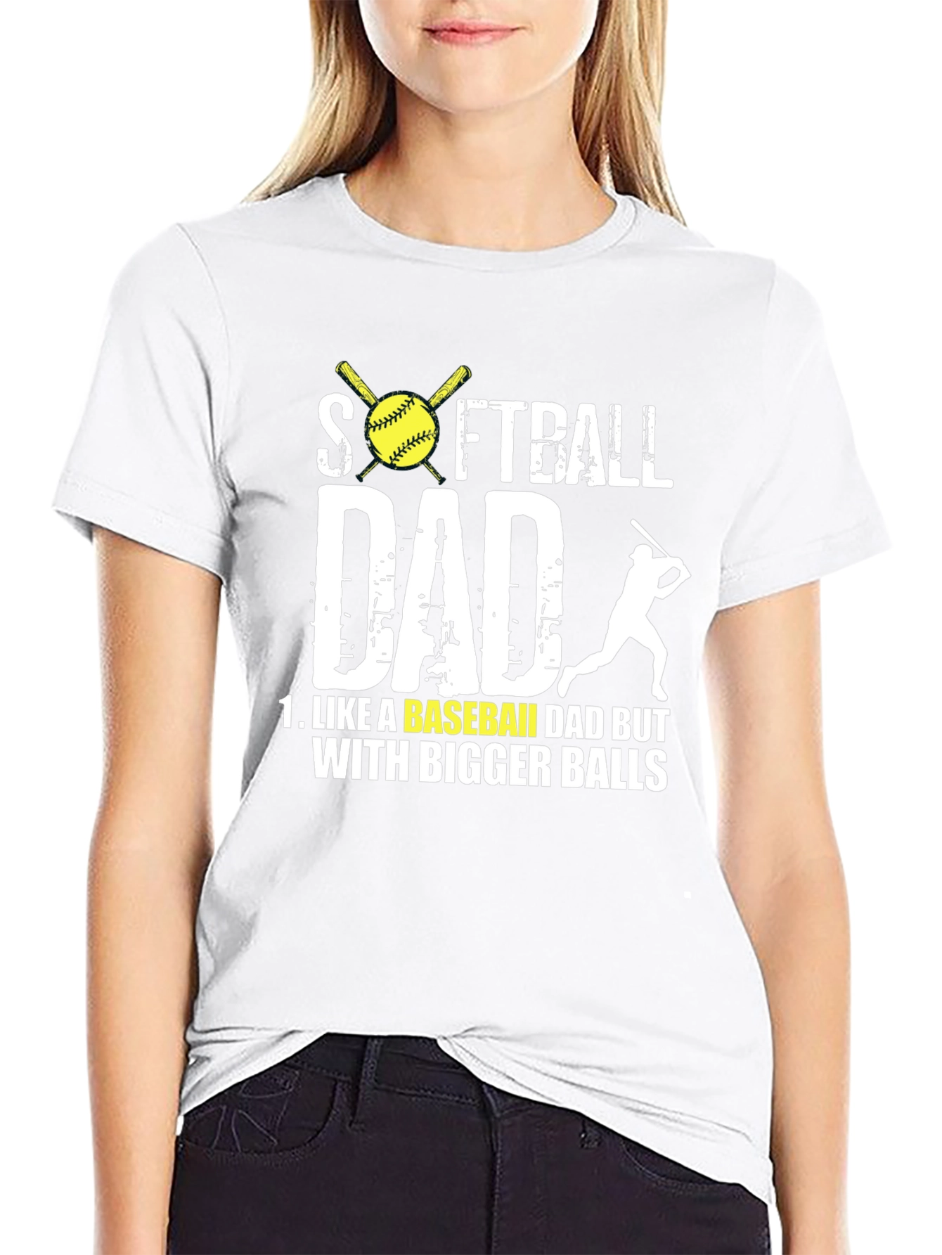 Softball Dad T-Shirt - Bigger Balls Tee