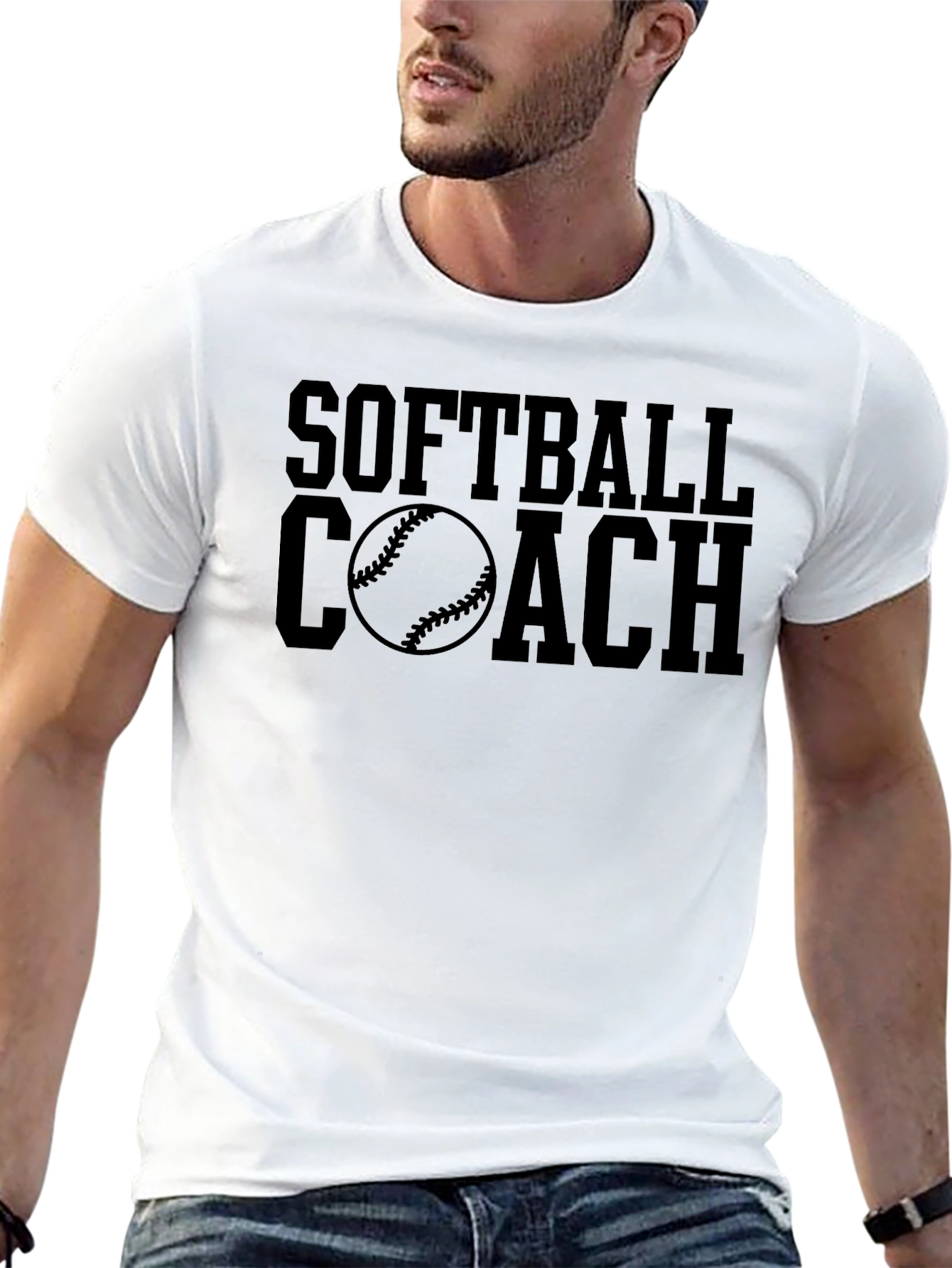 Softball Coach Graphic Tee