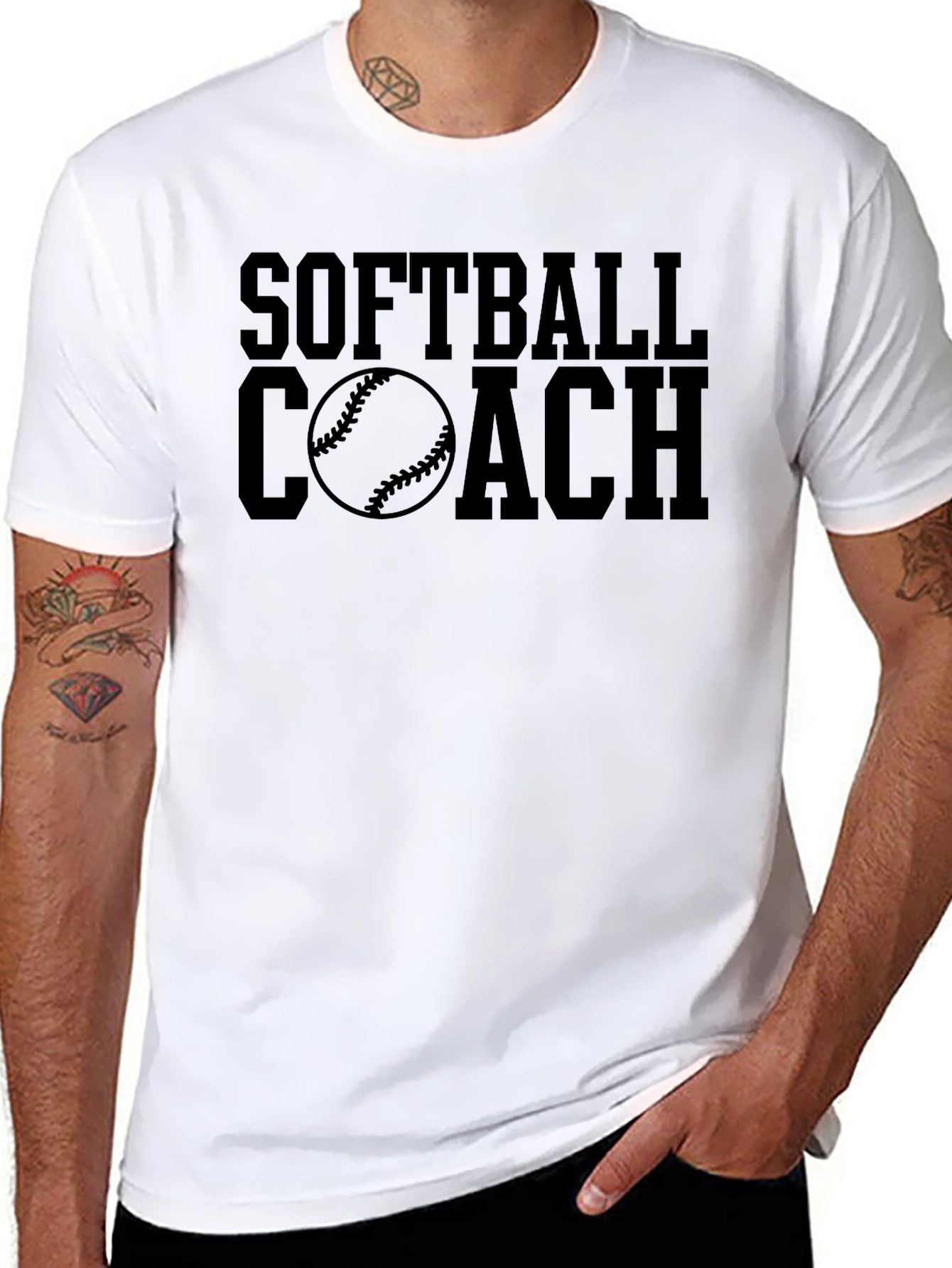 Softball Coach Graphic Tee
