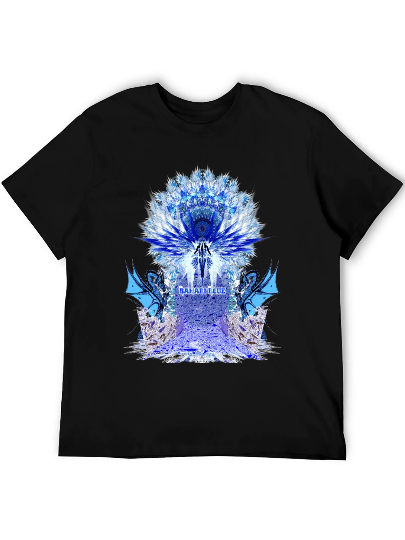 Celestial Dragon Graphic Tee - Black