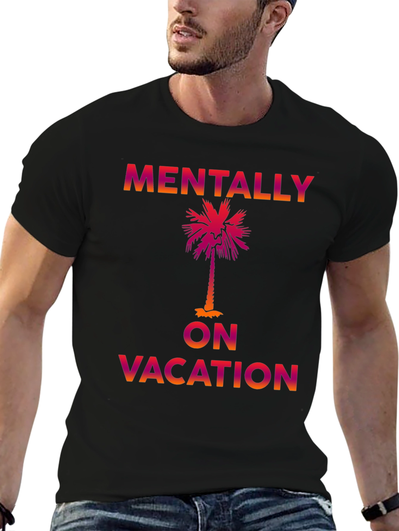 Mentally on Vacation Graphic Tee
