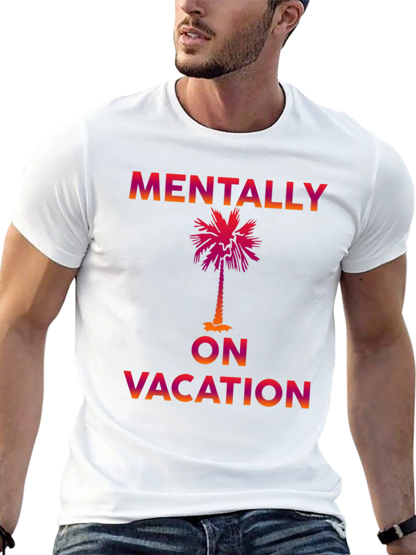 Mentally on Vacation Graphic Tee