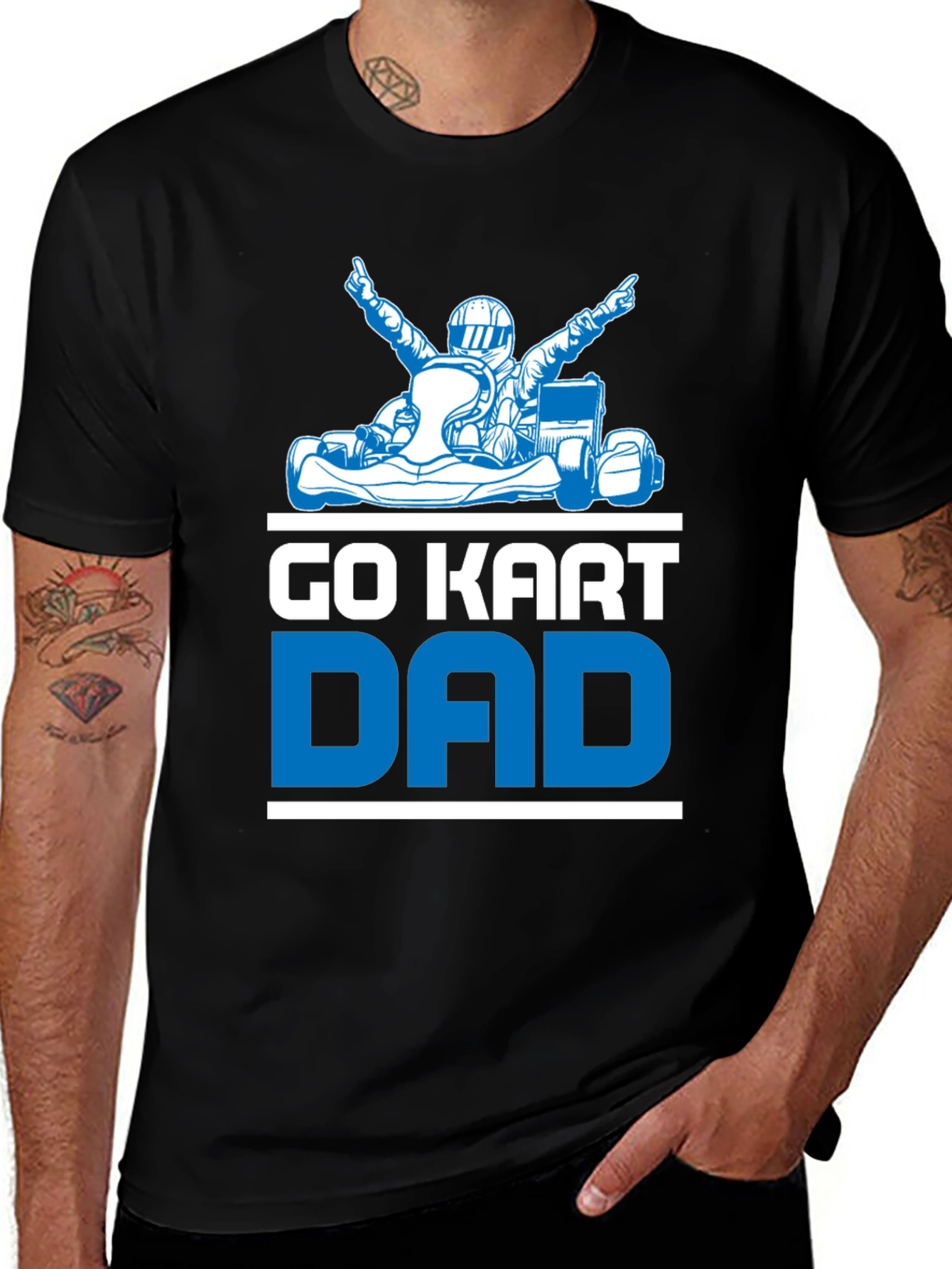 Go Kart Dad T-Shirt - Racing Fathers Day Tee