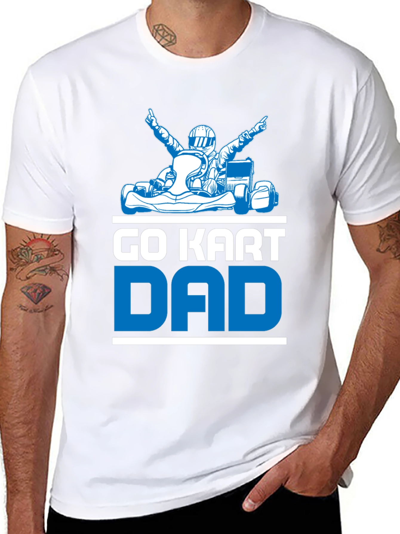 Go Kart Dad T-Shirt - Racing Fathers Day Tee