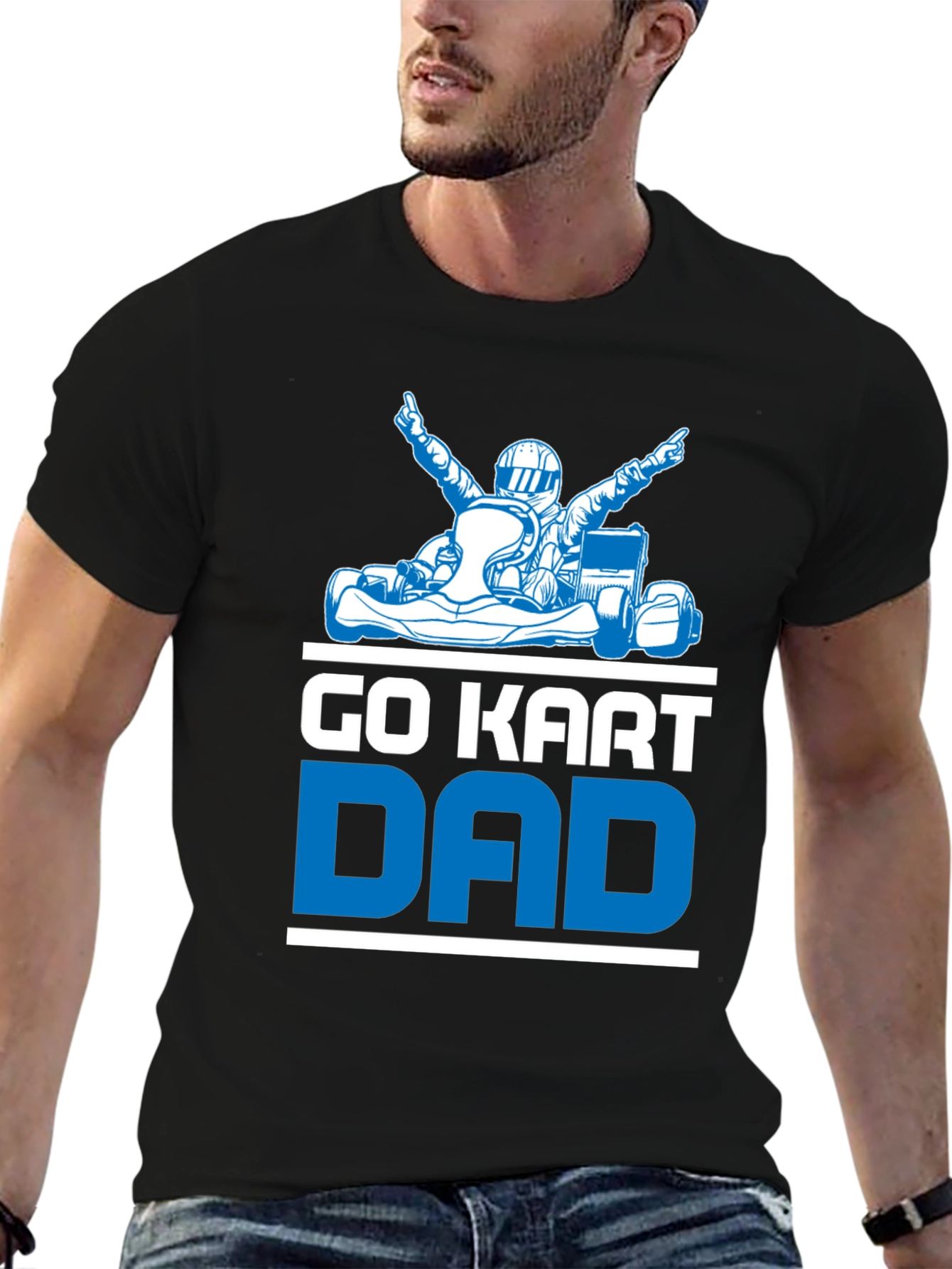 Go Kart Dad T-Shirt - Racing Fathers Day Tee