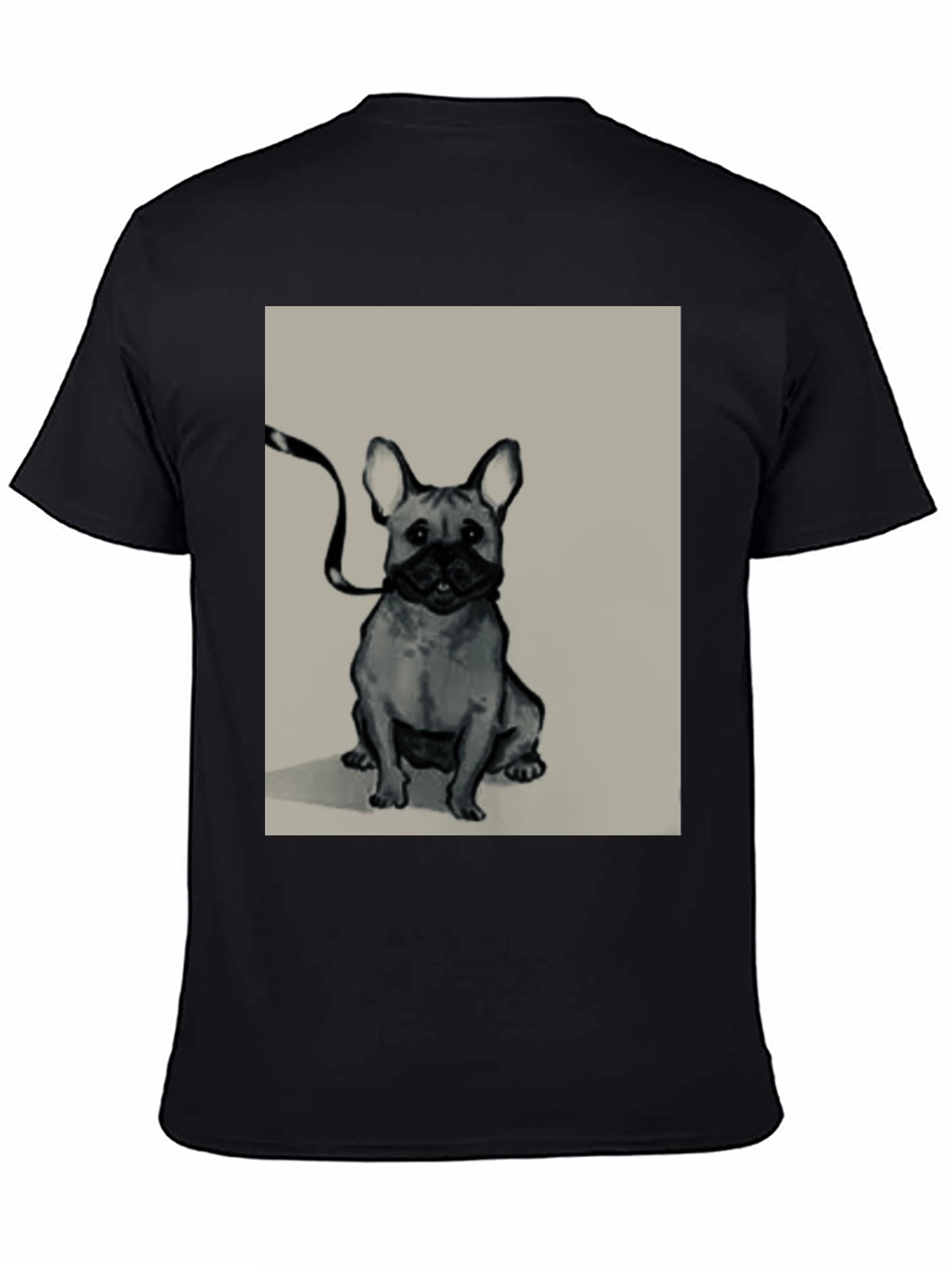 French Bulldog Graphic Tee - Stylish Black T-Shirt