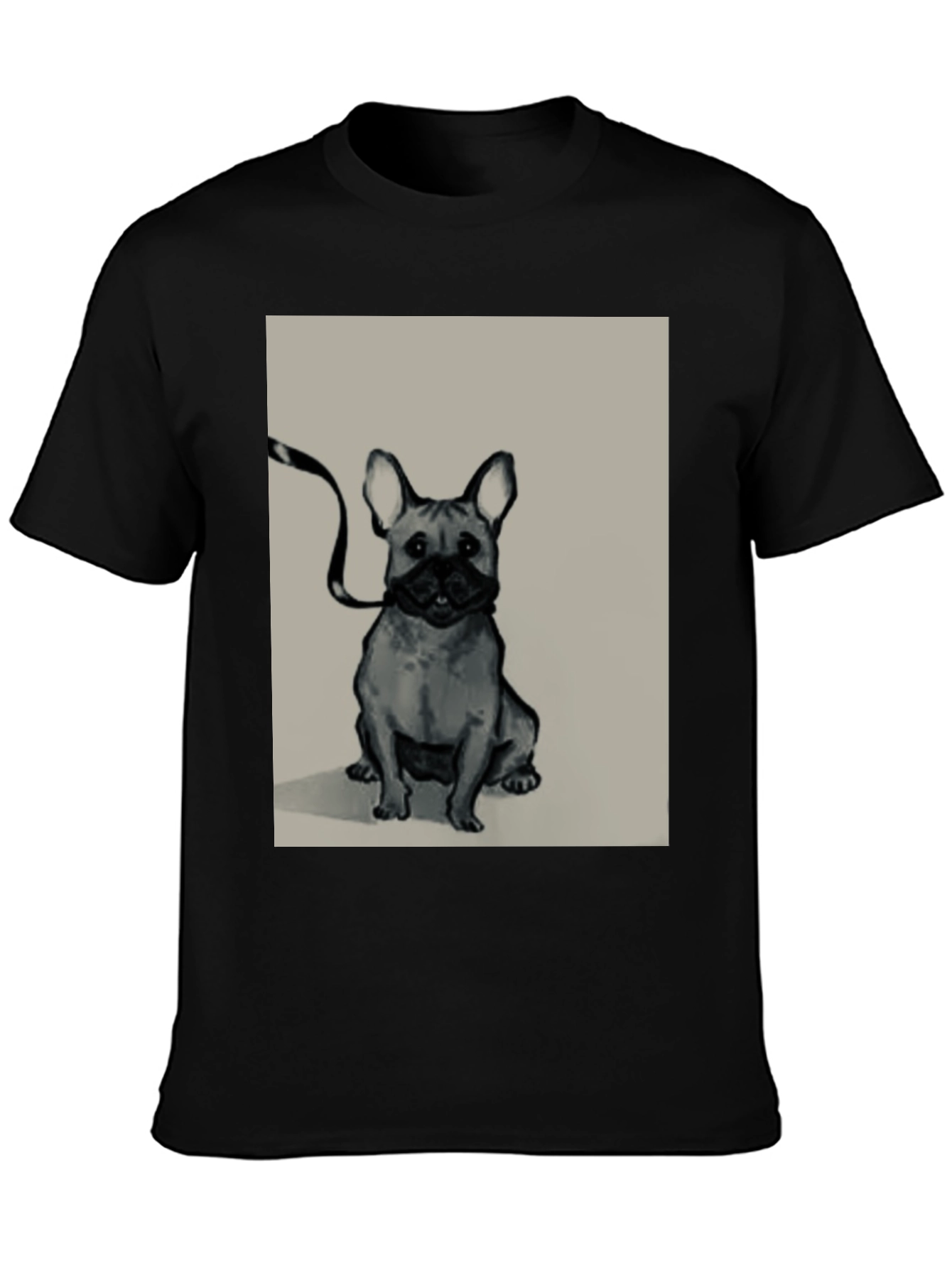 French Bulldog Graphic Tee - Stylish Black T-Shirt