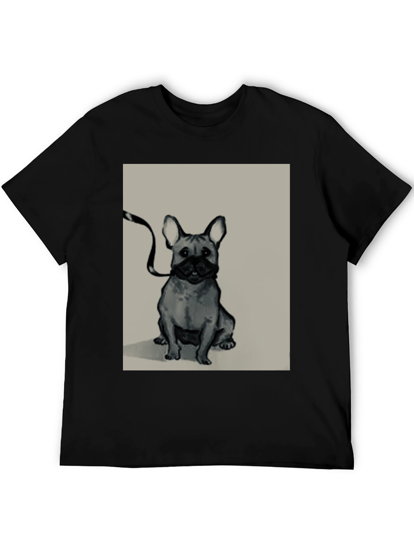French Bulldog Graphic Tee - Stylish Black T-Shirt