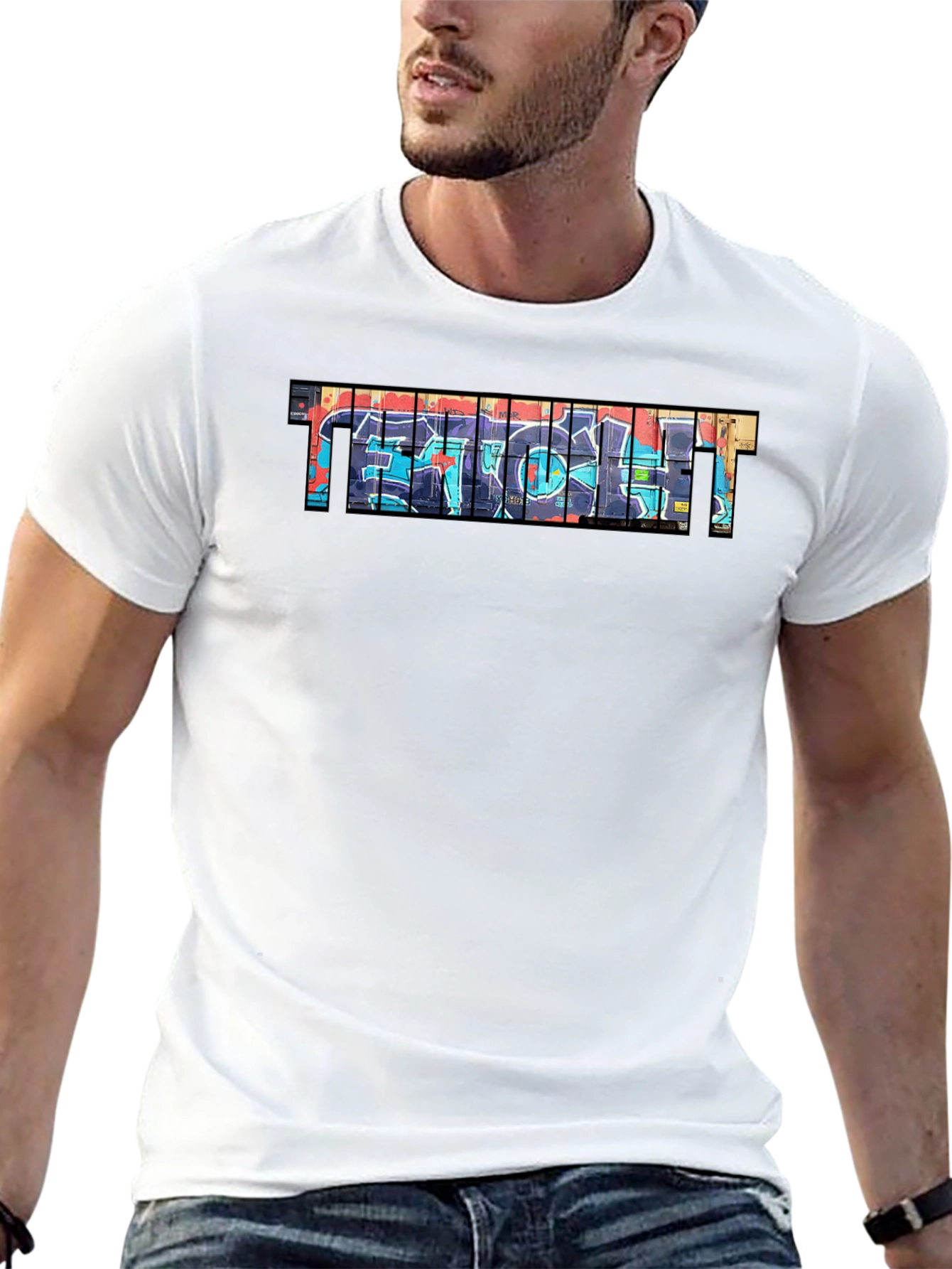 Graffiti Detroit T-Shirt - Urban Style
