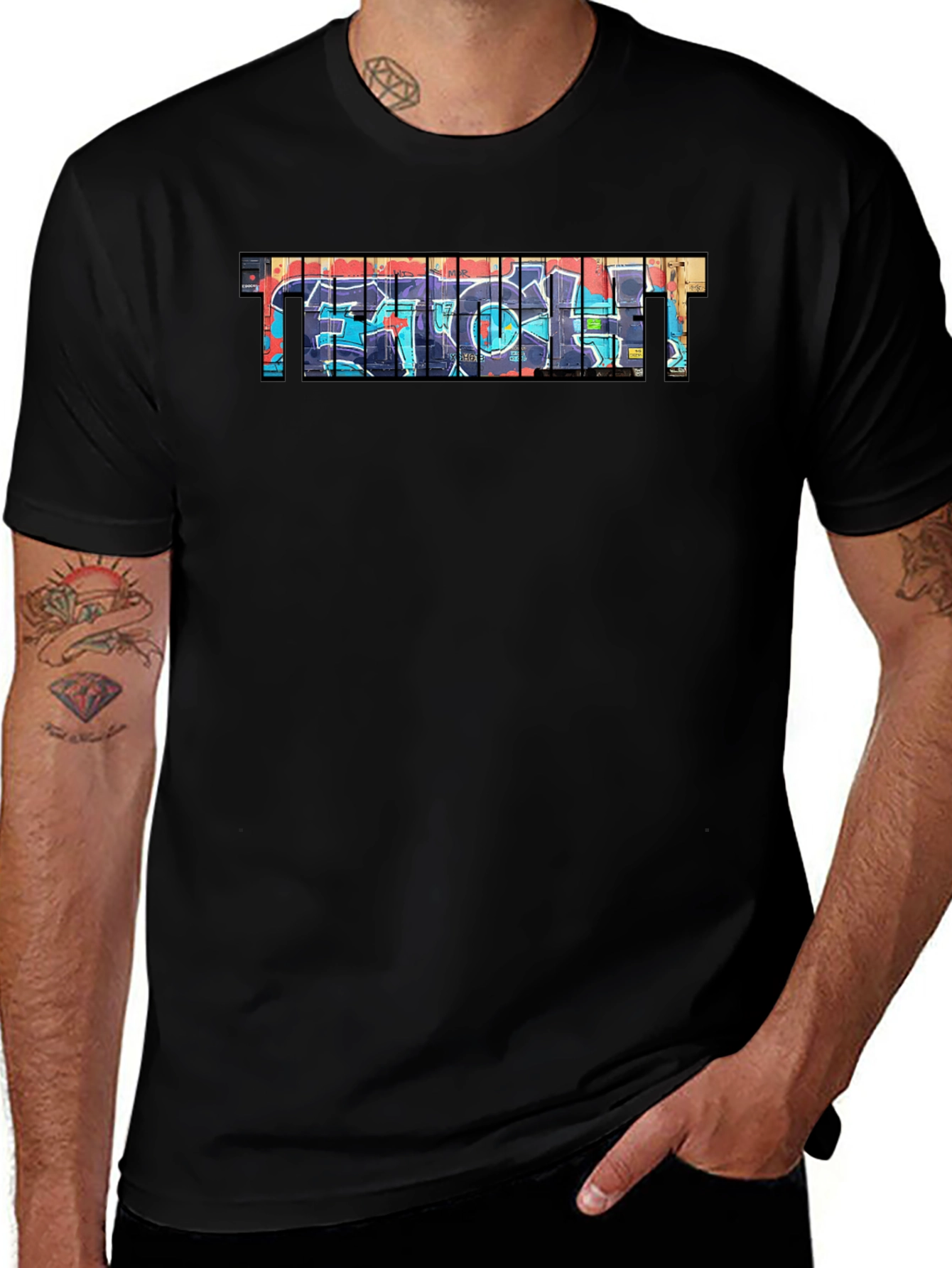 Graffiti Detroit T-Shirt - Urban Style