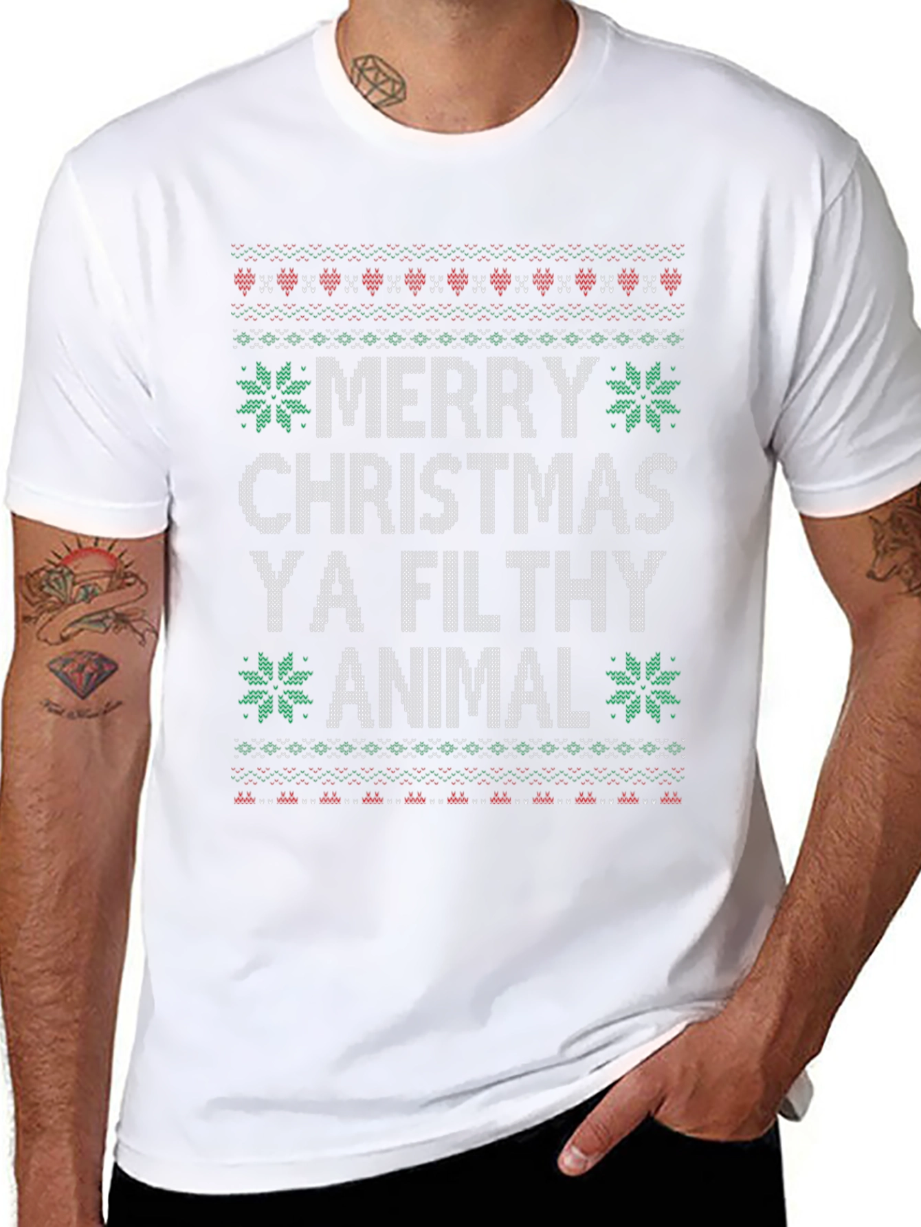 Merry Christmas Ya Filthy Animal T-Shirt